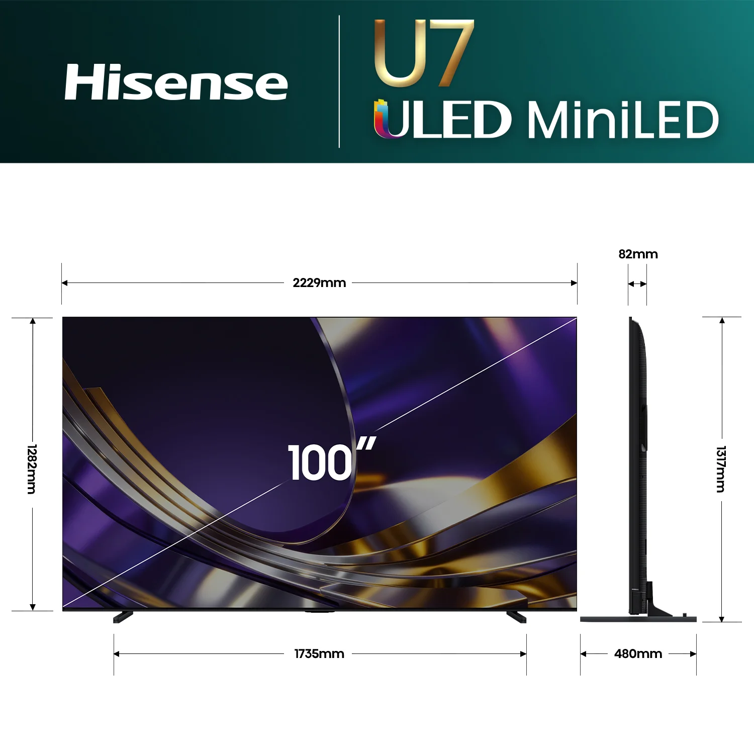 100" U7S ULED MiniLED 165Hz 4k TV 100" U7S ULED MiniLED 165Hz 4k TV