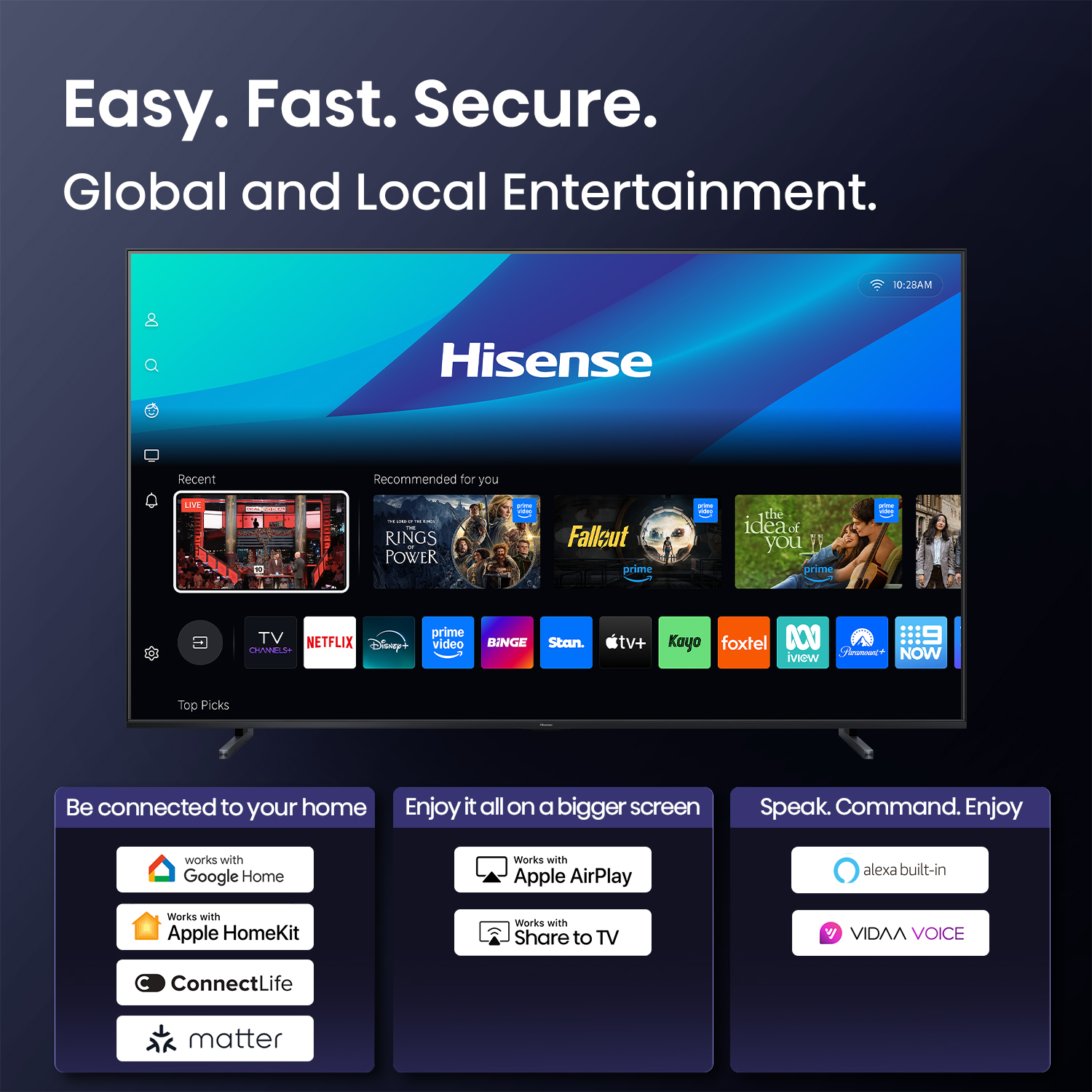 100" ULED MiniLED U8QAU 4K QLED 165Hz Smart TV 100" ULED MiniLED U8QAU 4K QLED 165Hz Smart TV