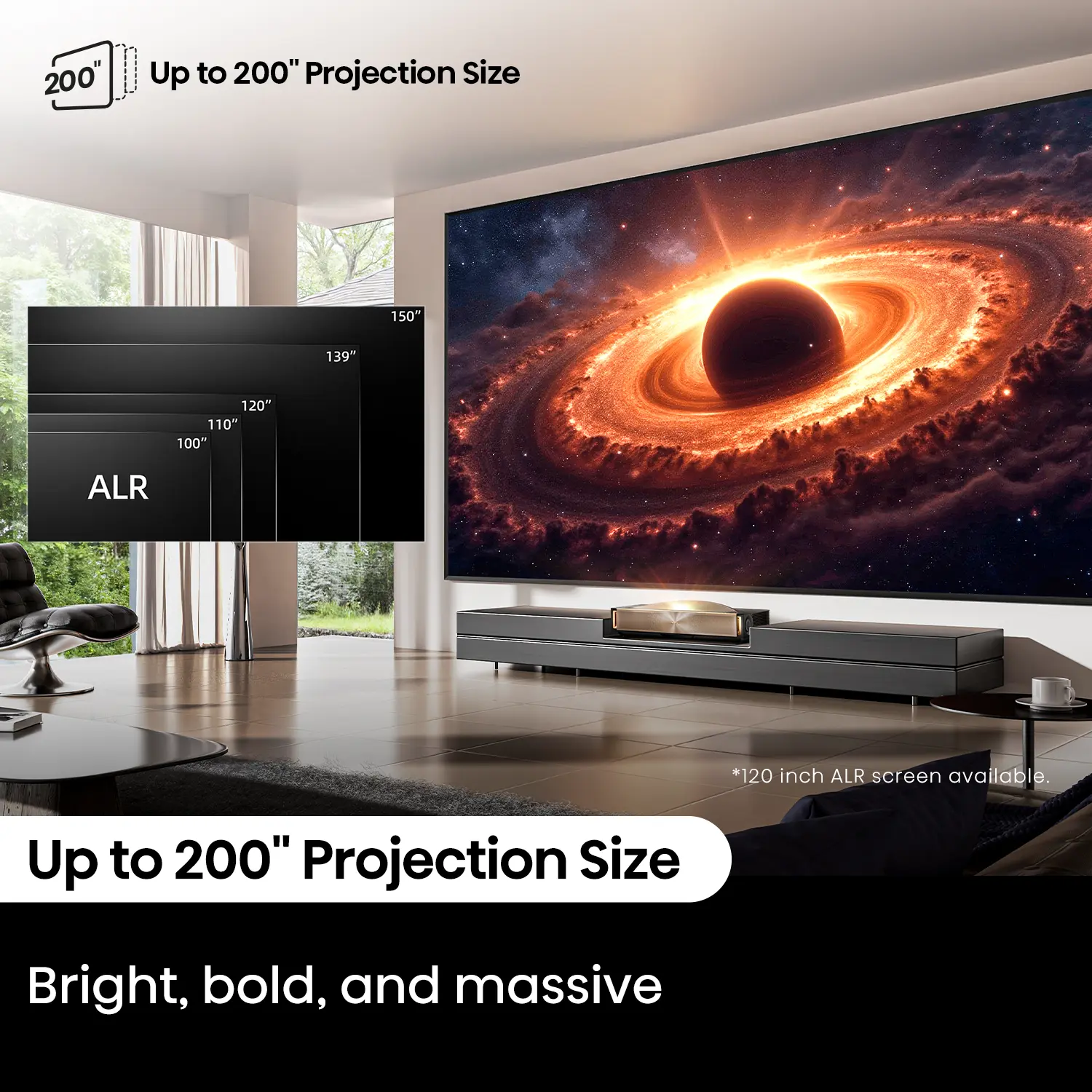 120" Ultra Short Throw 4K Triple Laser TV L9Q 120" Ultra Short Throw 4K Triple Laser TV L9Q