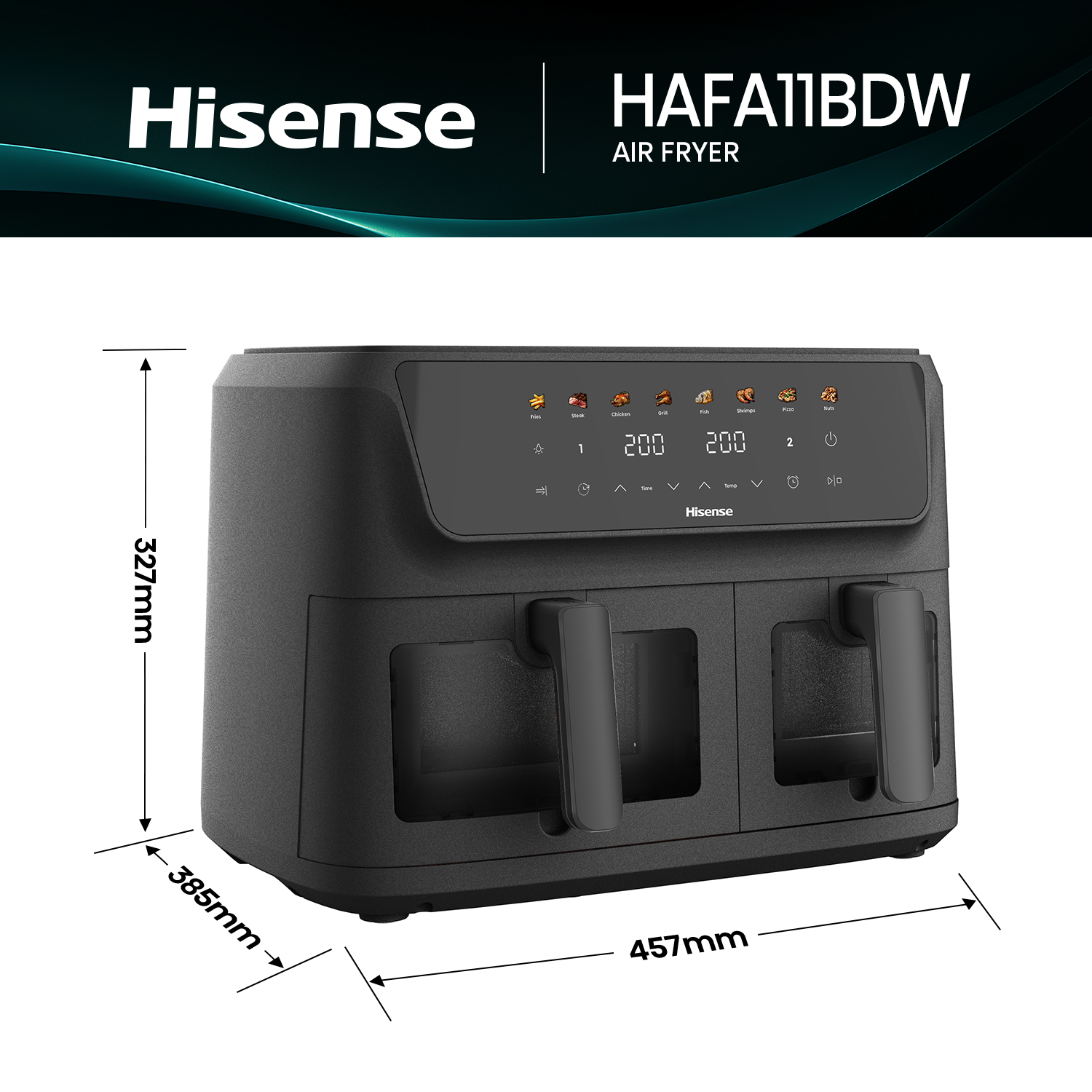 11L Dual Basket Air Fryer 11L Dual Basket Air Fryer