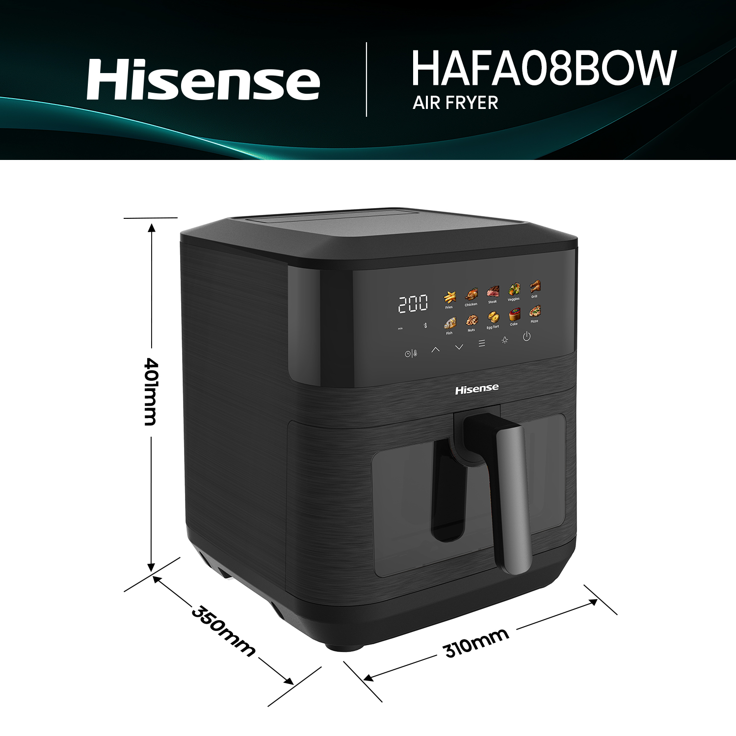 8L Single Basket Air Fryer 8L Single Basket Air Fryer