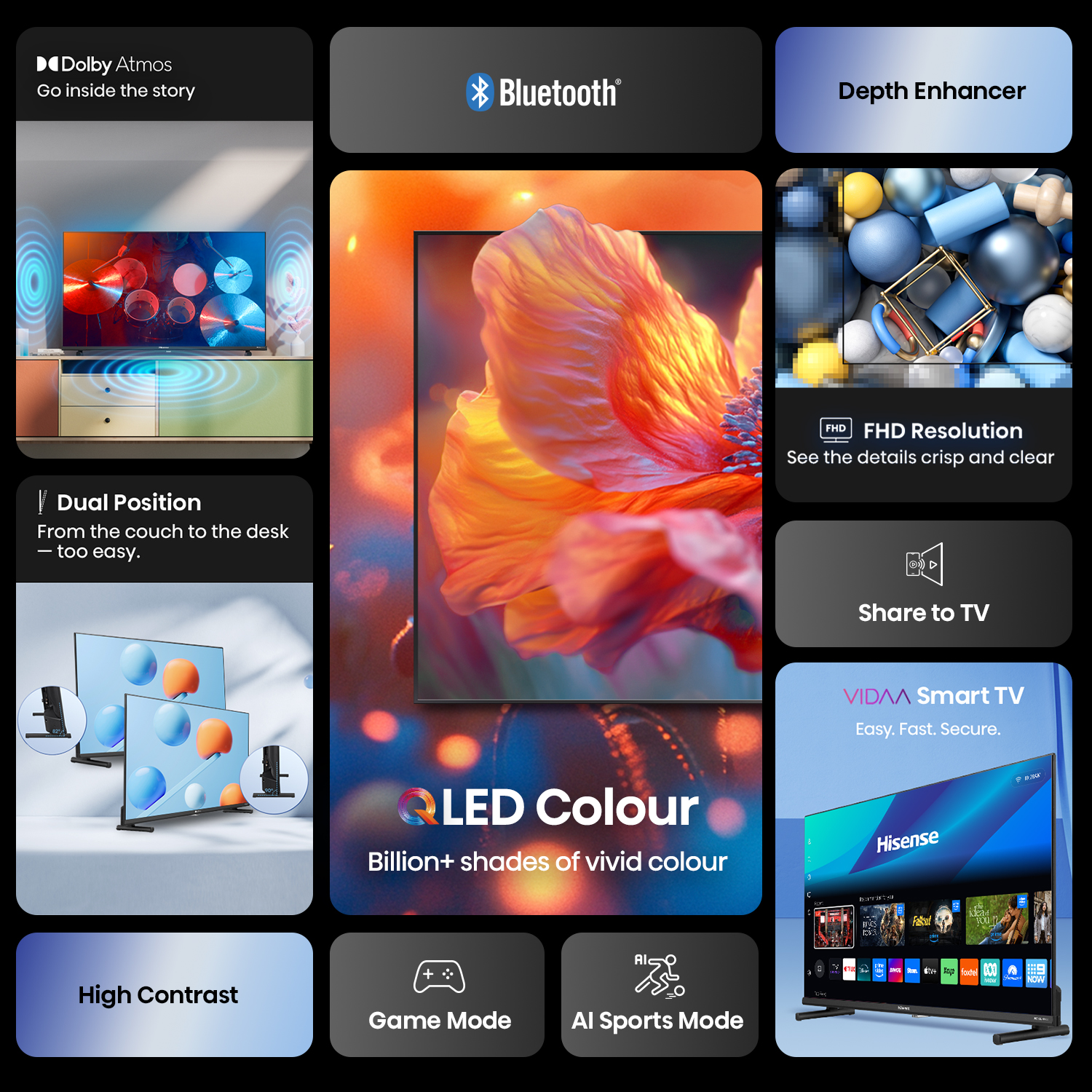 32" Q6QAU FHD QLED Smart TV 32" Q6QAU FHD QLED Smart TV