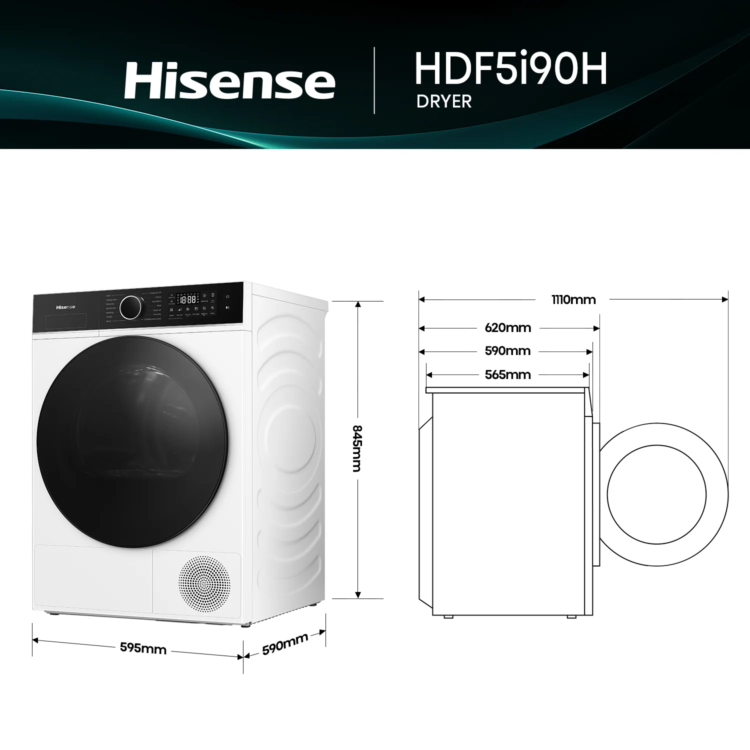 9kg Series 5i Heat Pump Dryer 9kg Series 5i Heat Pump Dryer