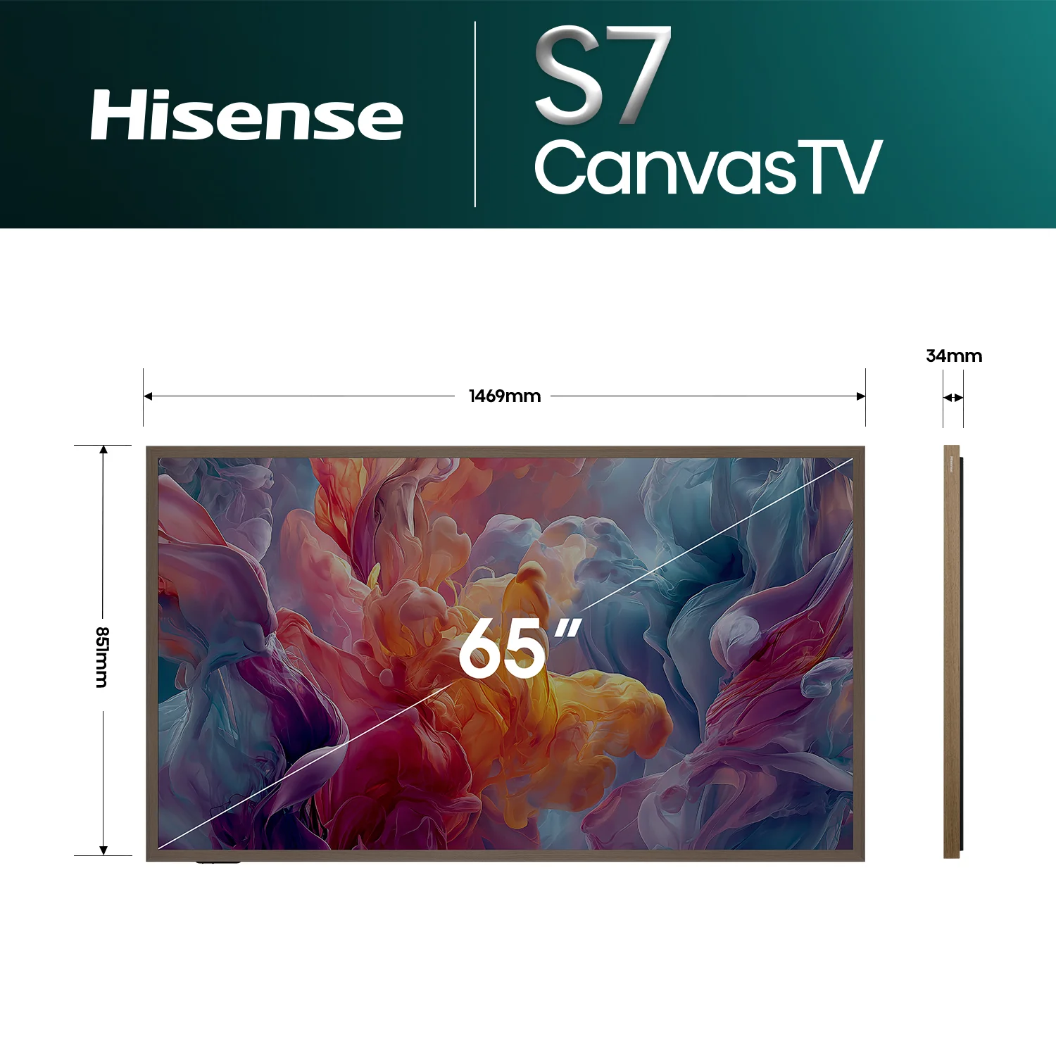 65" S7S Hi-QLED 4K CanvasTV 65" S7S Hi-QLED 4K CanvasTV