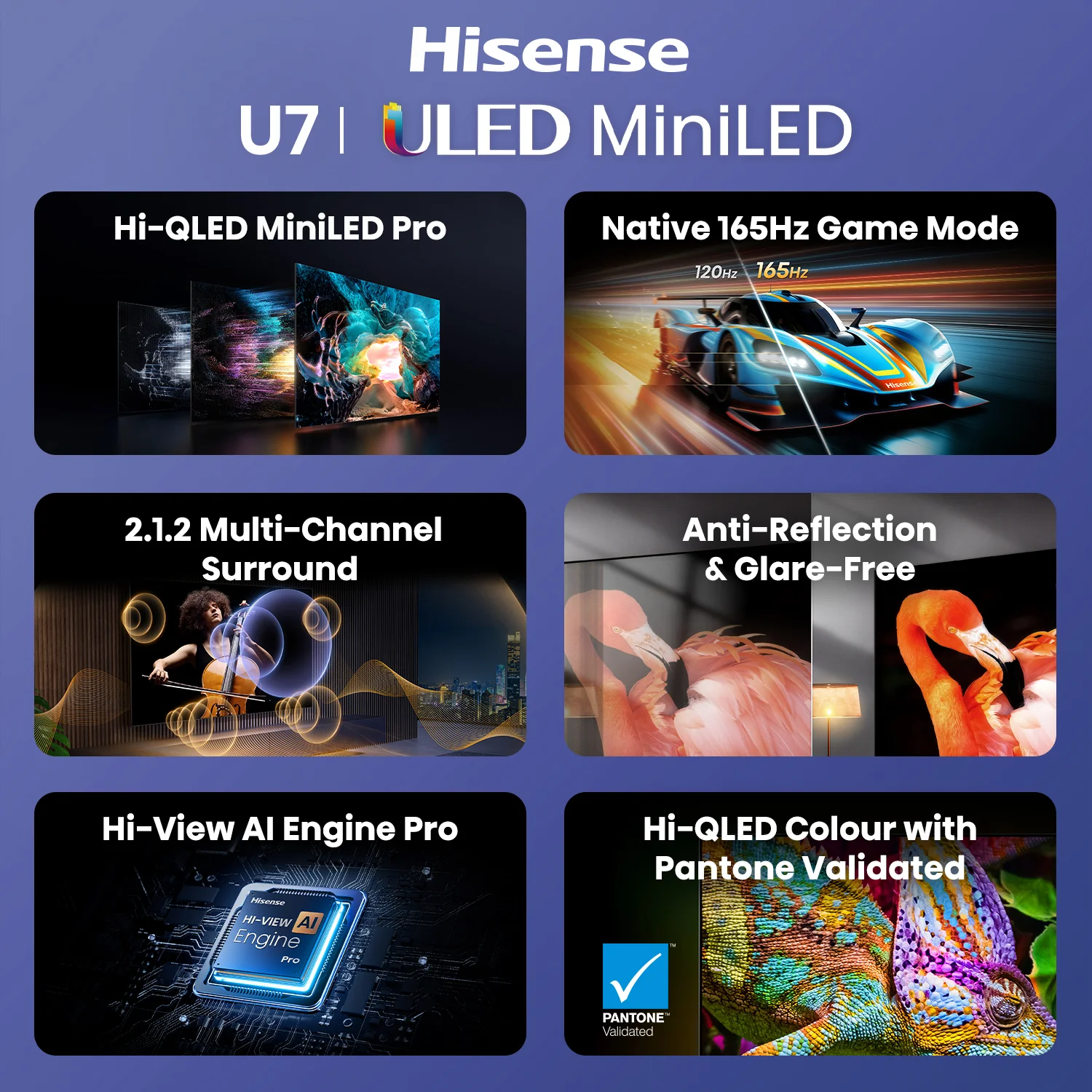 65" U7S ULED MiniLED 165Hz 4k TV 65" U7S ULED MiniLED 165Hz 4k TV