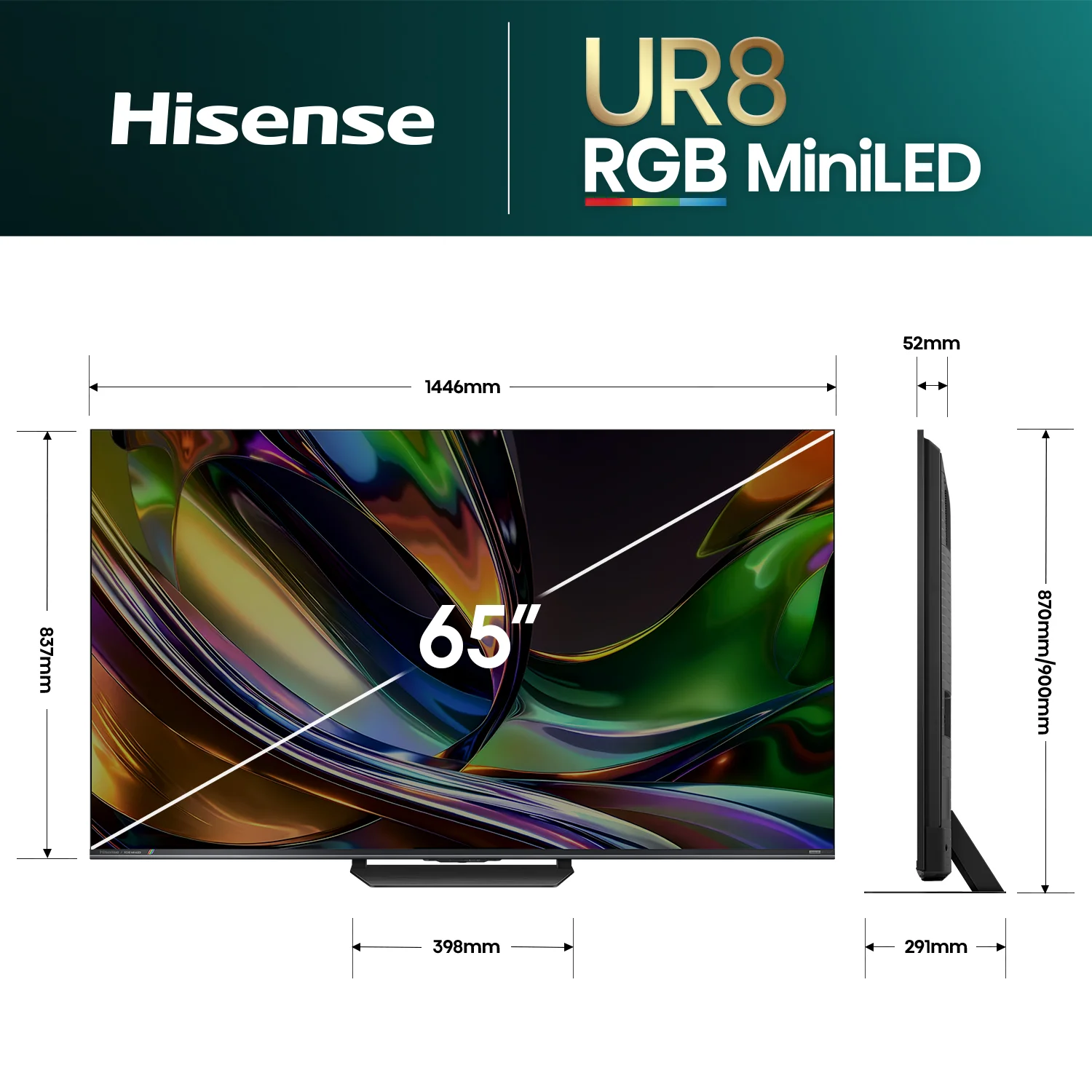 65" UR8S RGB MiniLED 180Hz 4K Smart AI TV 65" UR8S RGB MiniLED 180Hz 4K Smart AI TV