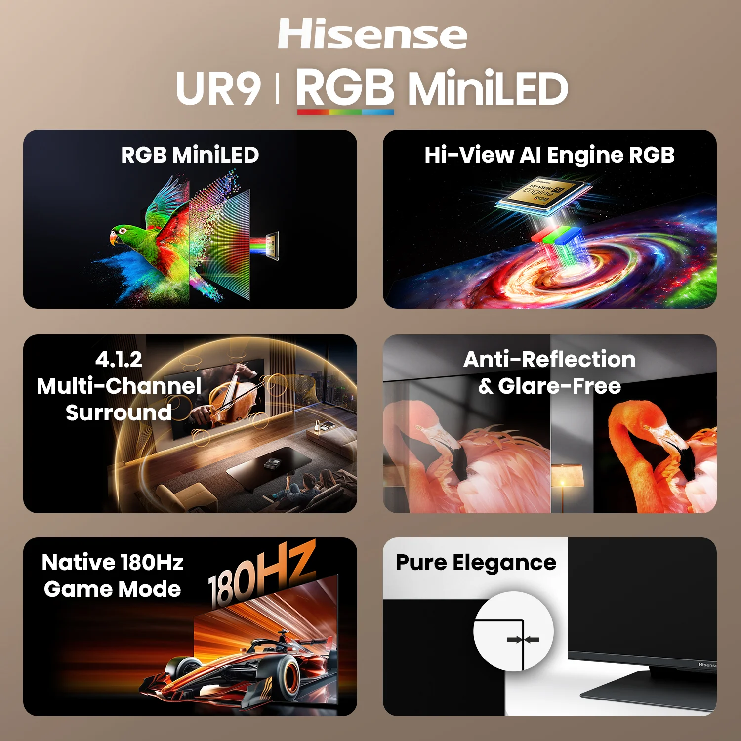 85" UR9S RGB MiniLED 180Hz 4k TV 85" UR9S RGB MiniLED 180Hz 4k TV