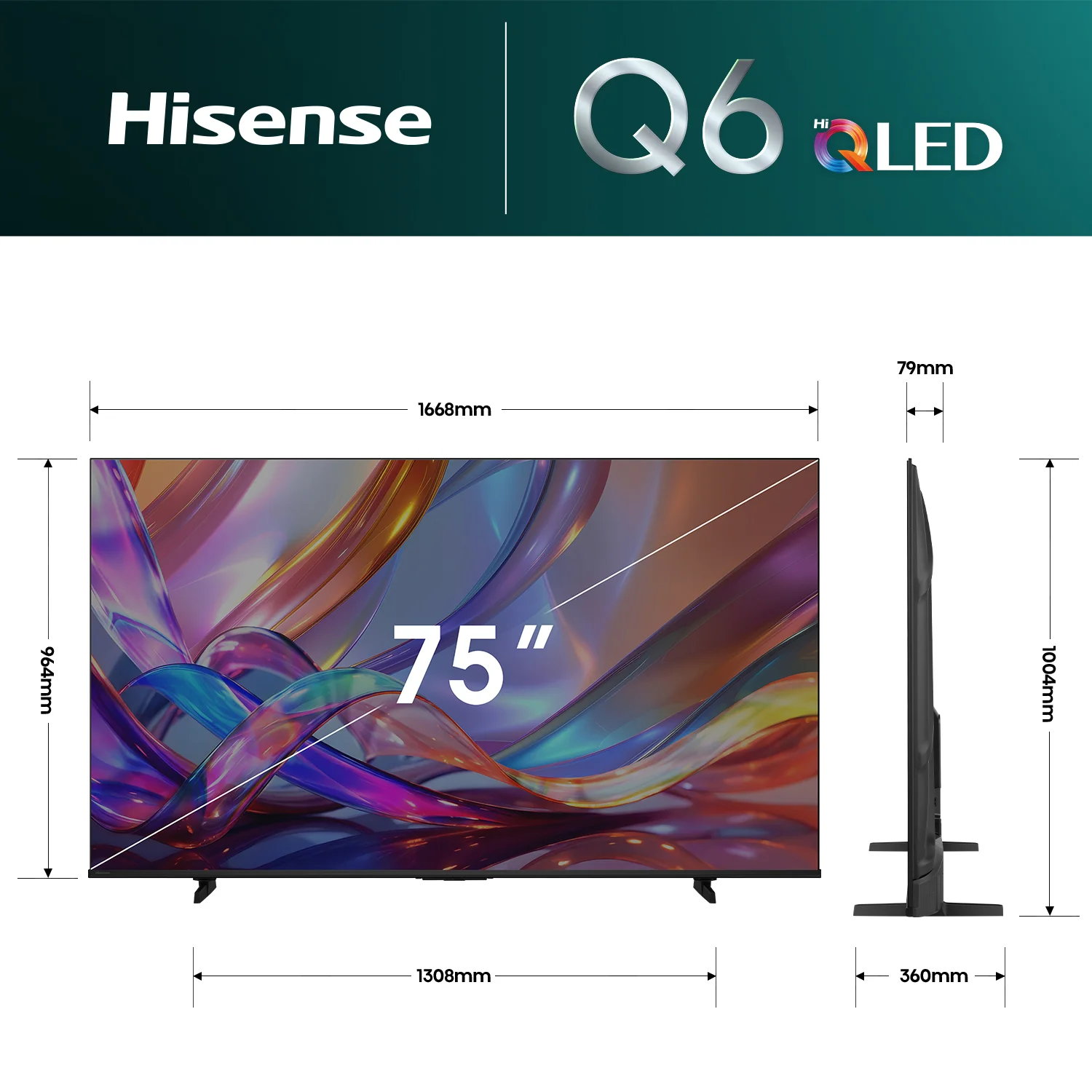 75" Q6S Hi-QLED 4K Smart TV 75" Q6S Hi-QLED 4K Smart TV