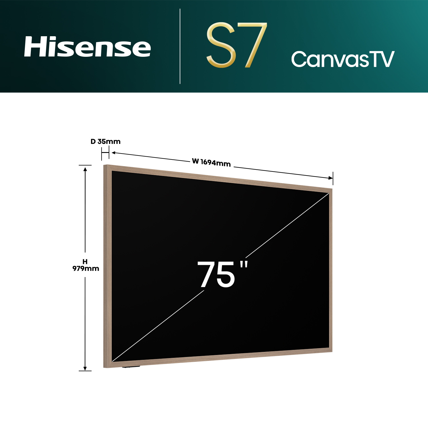 75″ 4K QLED CanvasTV Series S7QAU 75″ 4K QLED CanvasTV Series S7QAU