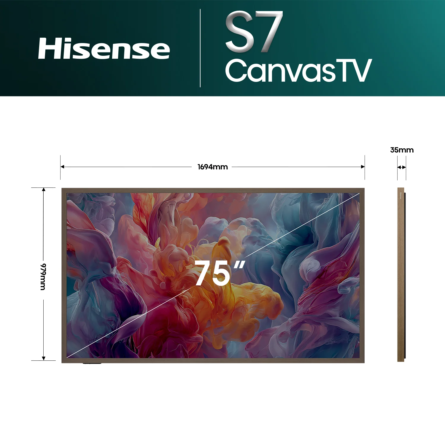 75" S7S Hi-QLED 4K CanvasTV 75" S7S Hi-QLED 4K CanvasTV