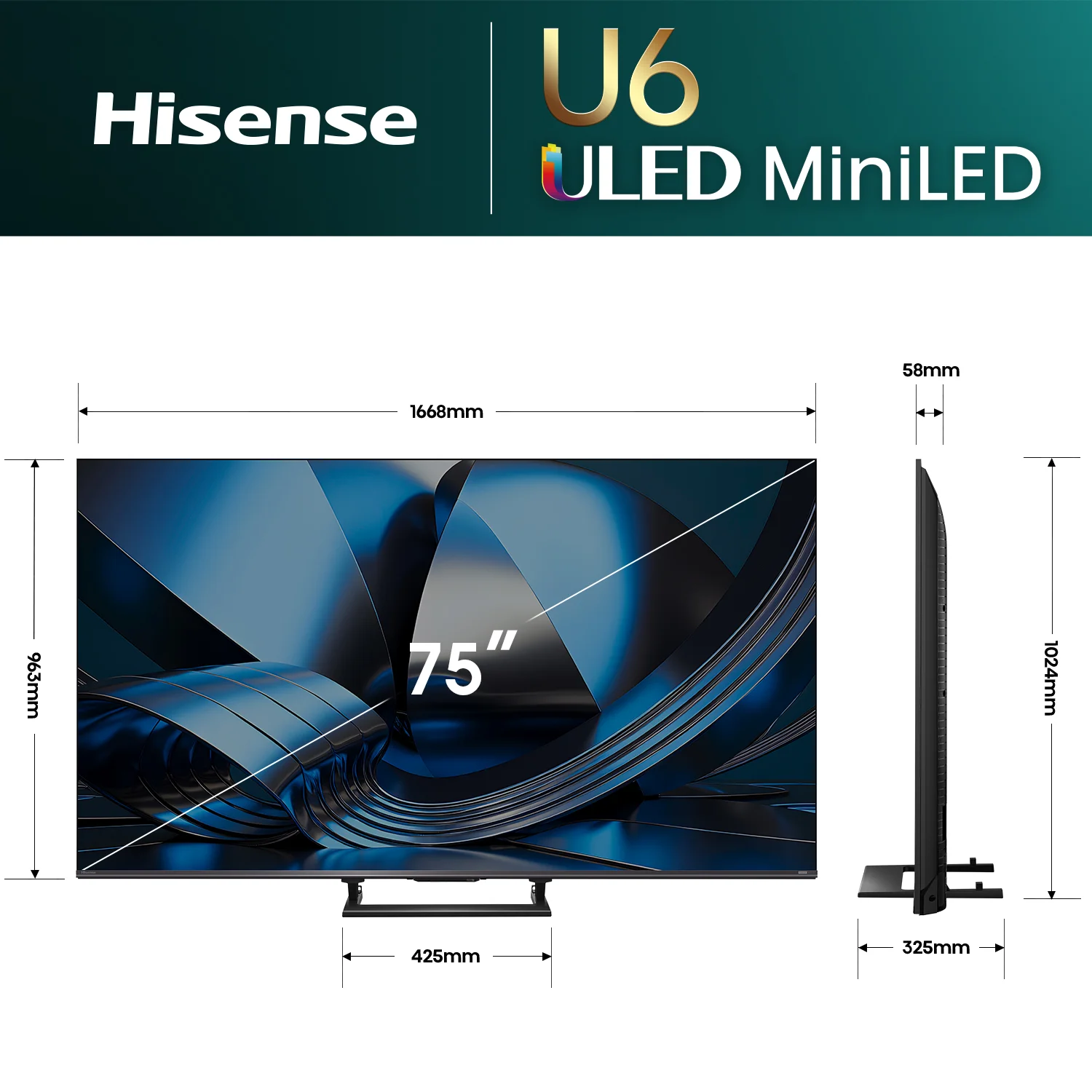 75" U6S ULED MiniLED 144Hz 4k TV 75" U6S ULED MiniLED 144Hz 4k TV