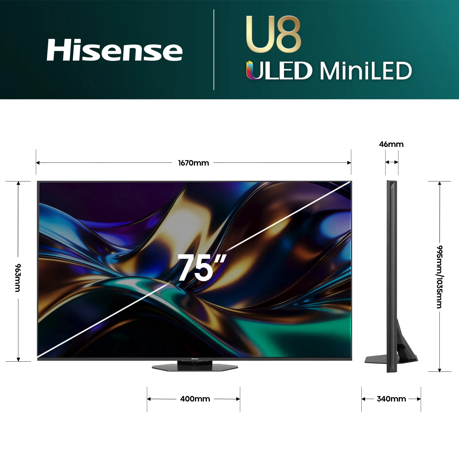 75" U85 ULED MiniLED 165Hz 4k Smart AI TV 75" U85 ULED MiniLED 165Hz 4k Smart AI TV