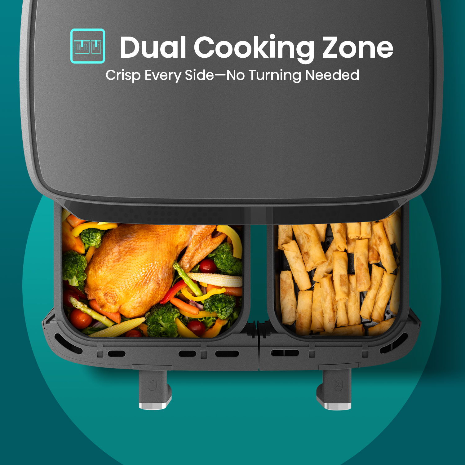 11L Dual Basket Air Fryer 11L Dual Basket Air Fryer
