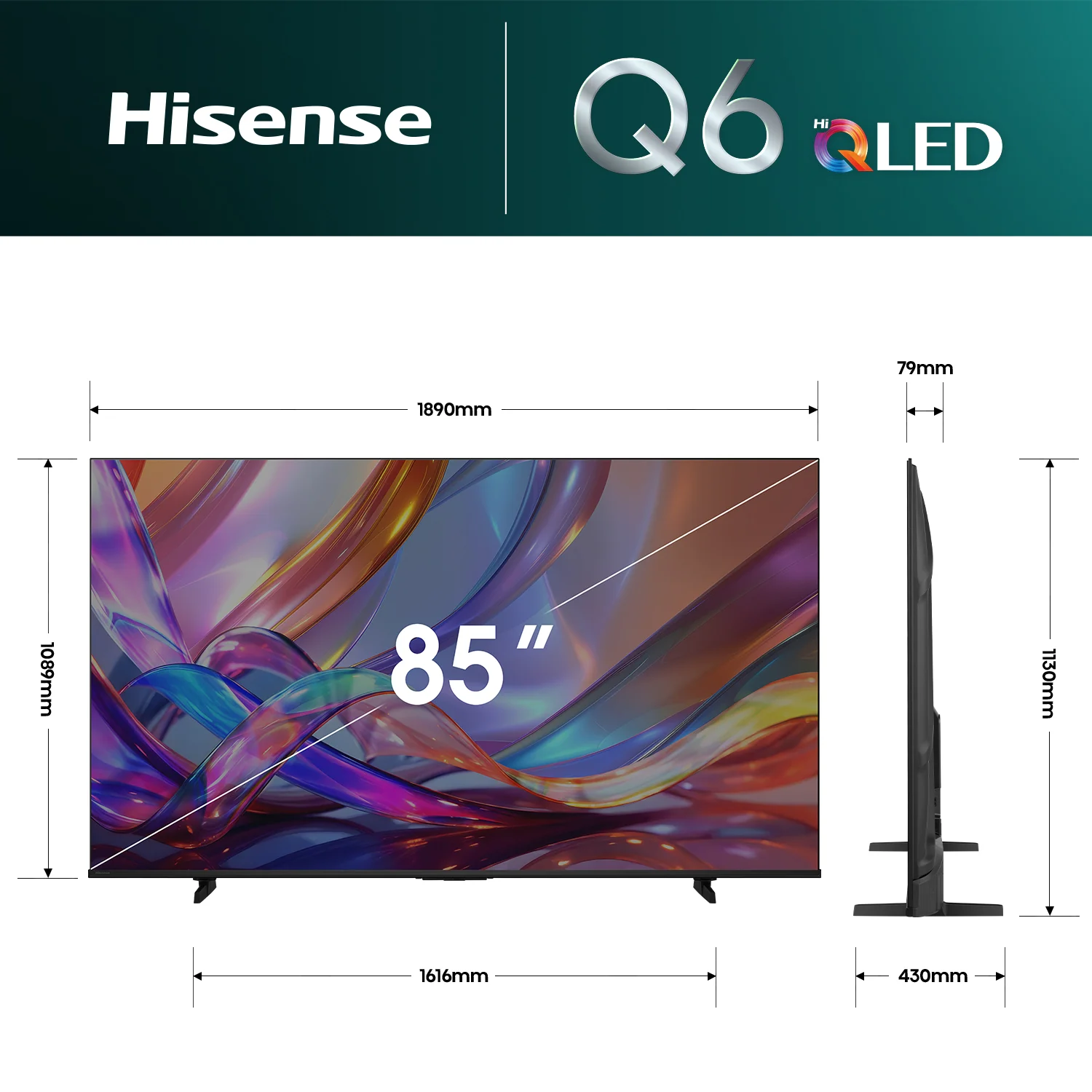 85" Q6S Hi-QLED 4K Smart TV 85" Q6S Hi-QLED 4K Smart TV