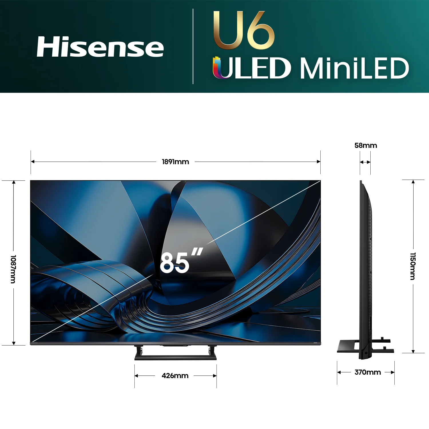 85" U6S ULED MiniLED 144Hz 4k TV 85" U6S ULED MiniLED 144Hz 4k TV