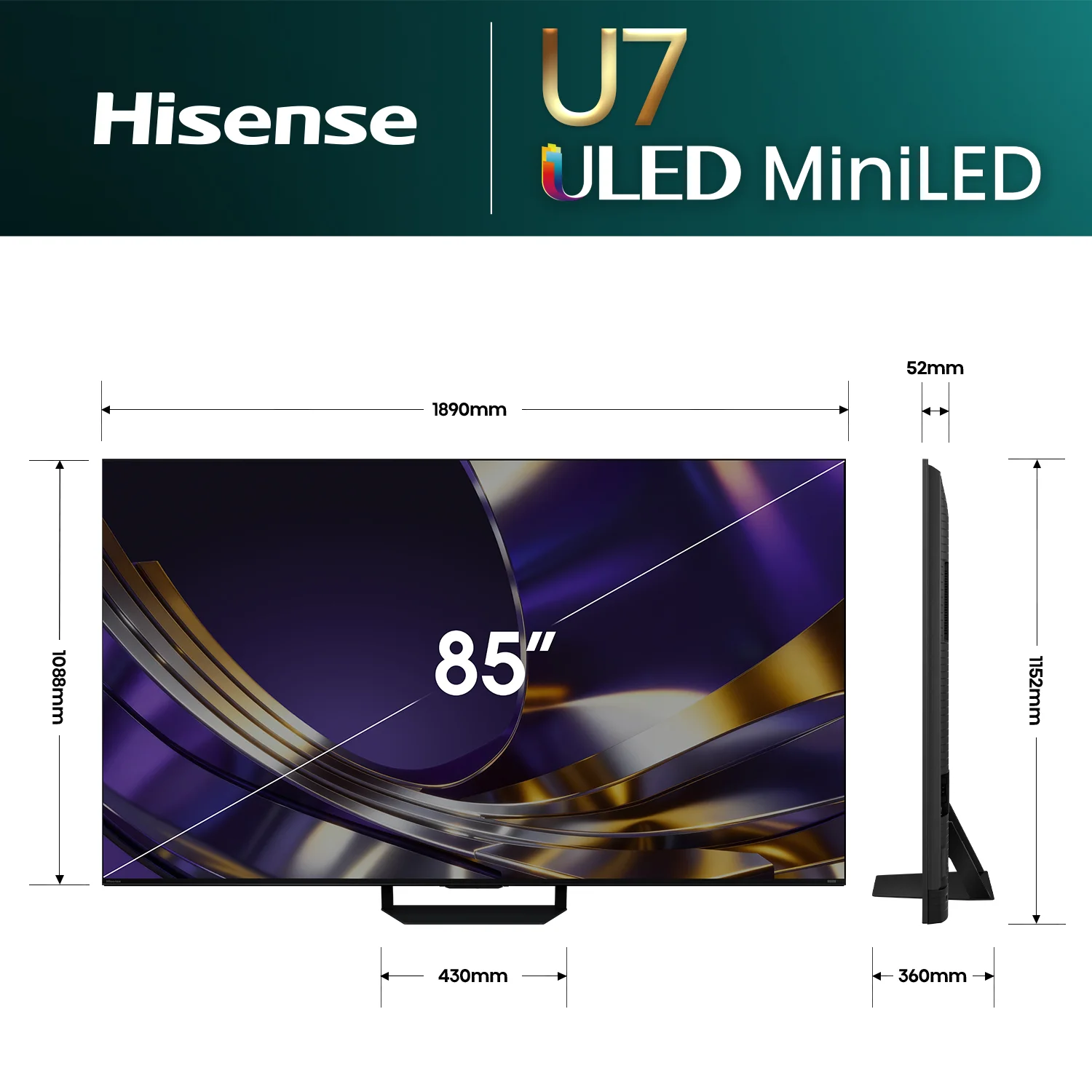 85" U7S ULED MiniLED 165Hz 4k TV 85" U7S ULED MiniLED 165Hz 4k TV