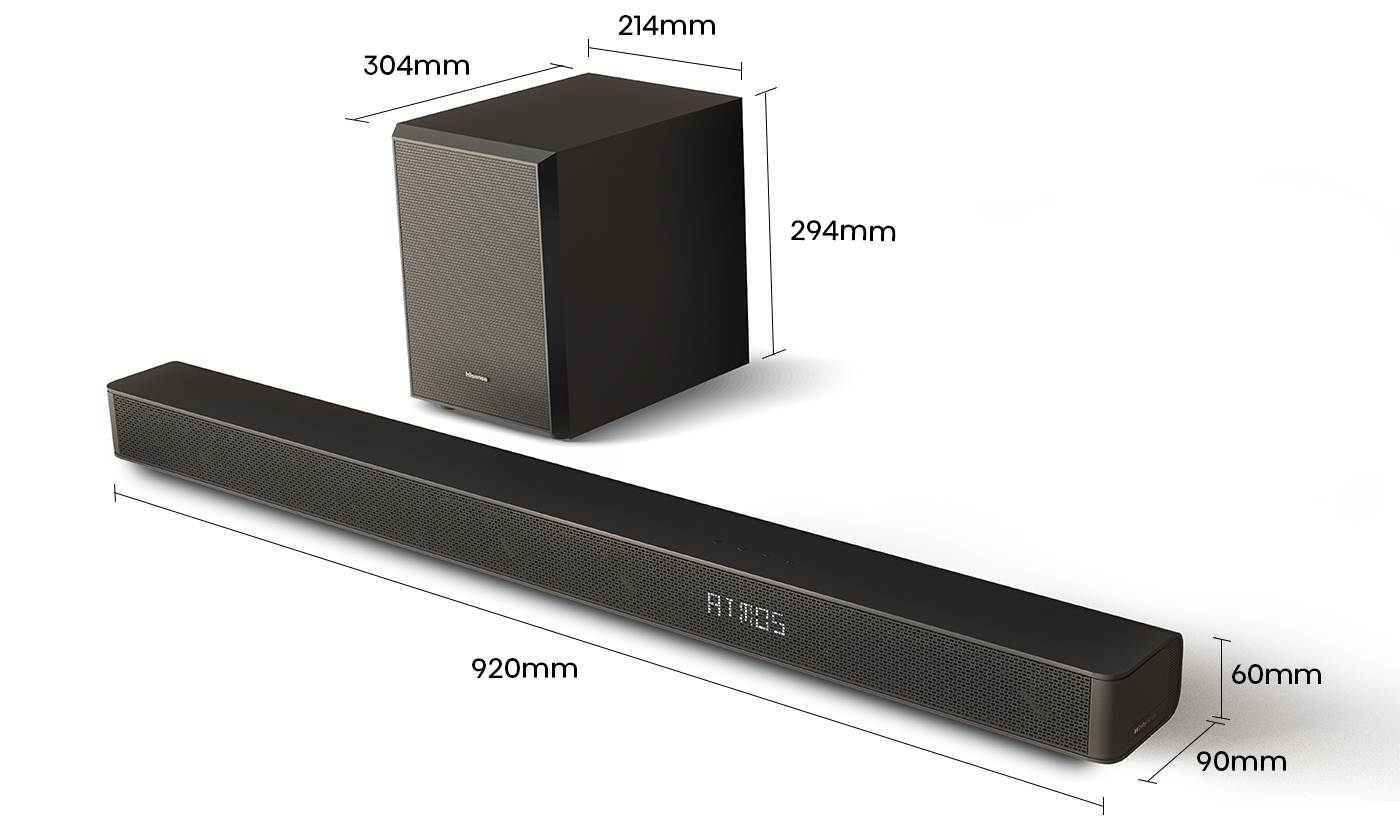 Dolby Atmos 3.1 Soundbar AX3100G Dolby Atmos 3.1 Soundbar AX3100G