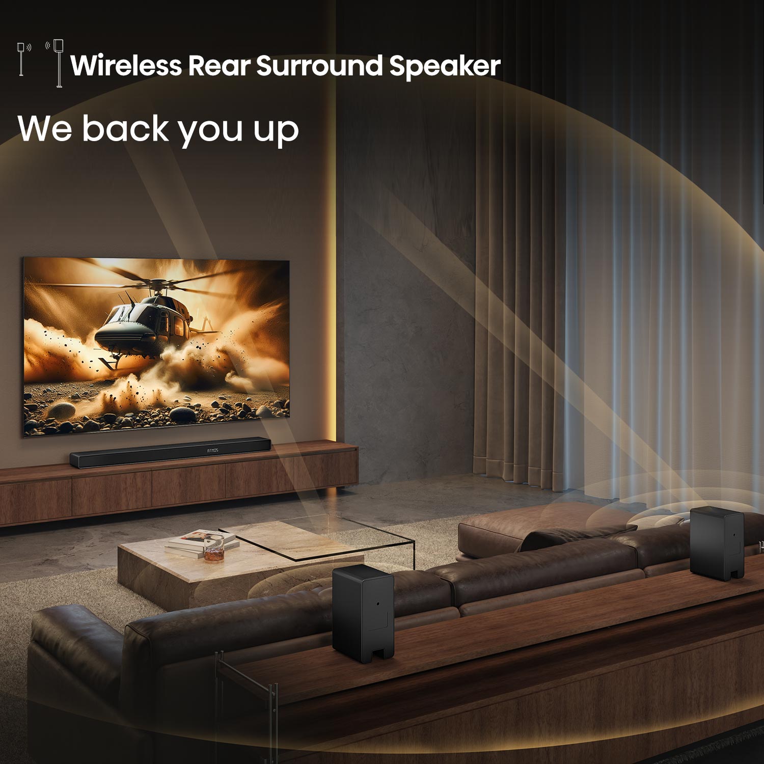 AX5140Q 600W 5.1.4 Channel Soundbar with Dolby Atmos AX5140Q 600W 5.1.4 Channel Soundbar with Dolby Atmos