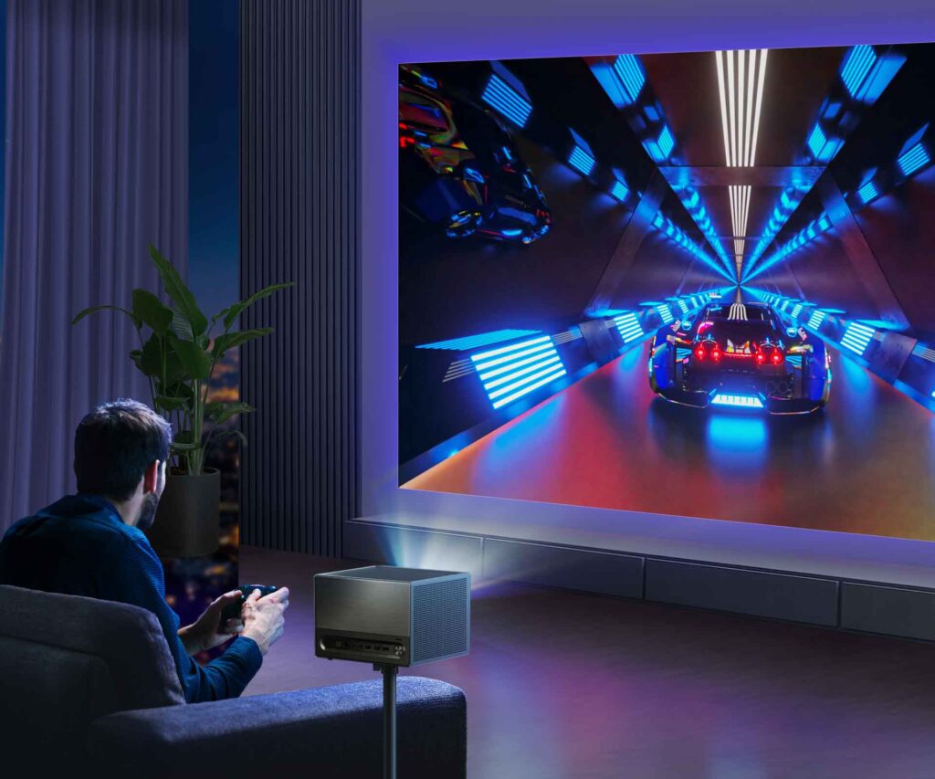 65″~300″ C1 4K TriChroma Laser Mini Projector 65″~300″ C1 4K TriChroma Laser Mini Projector