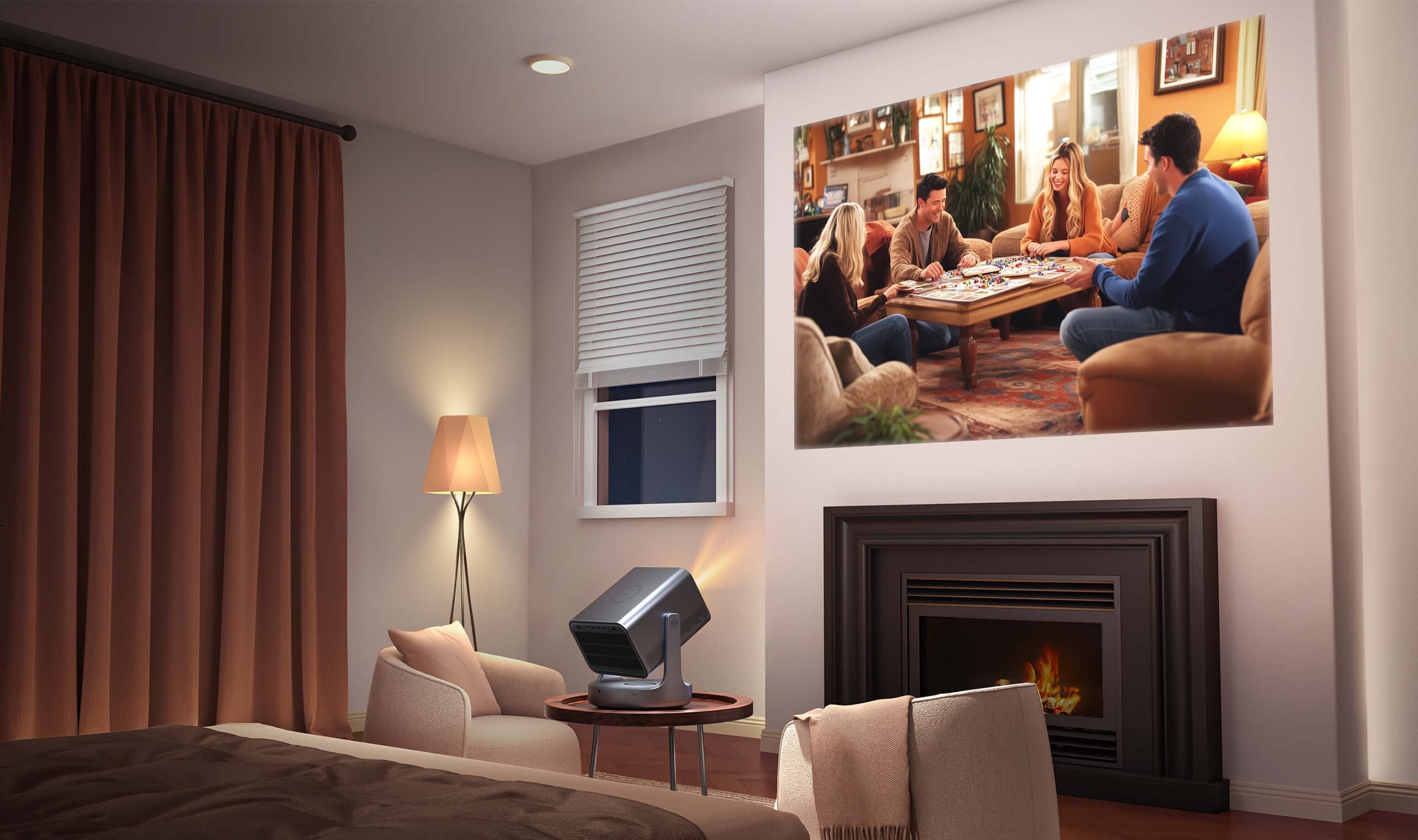 65″~300″ C2 Ultra 4K Trichroma Laser Mini Projector 65″~300″ C2 Ultra 4K Trichroma Laser Mini Projector