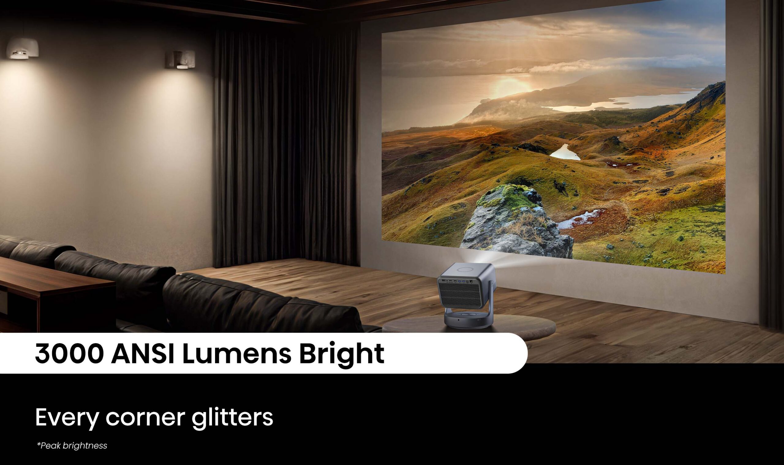 65″~300″ C2 Ultra 4K Trichroma Laser Mini Projector 65″~300″ C2 Ultra 4K Trichroma Laser Mini Projector