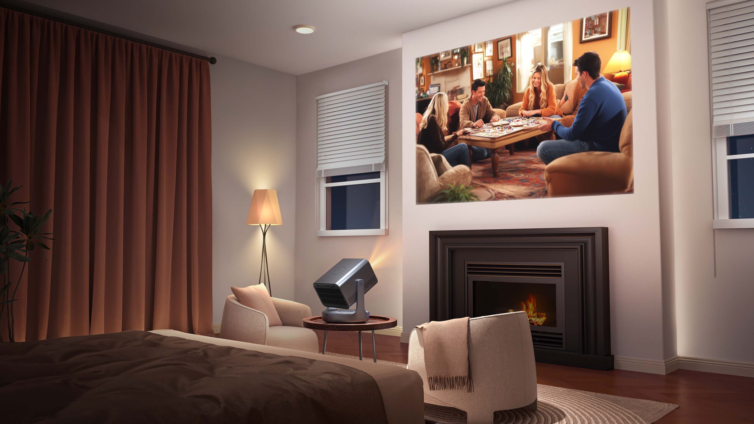 65″~300″ C2 Ultra 4K Trichroma Laser Mini Projector 65″~300″ C2 Ultra 4K Trichroma Laser Mini Projector