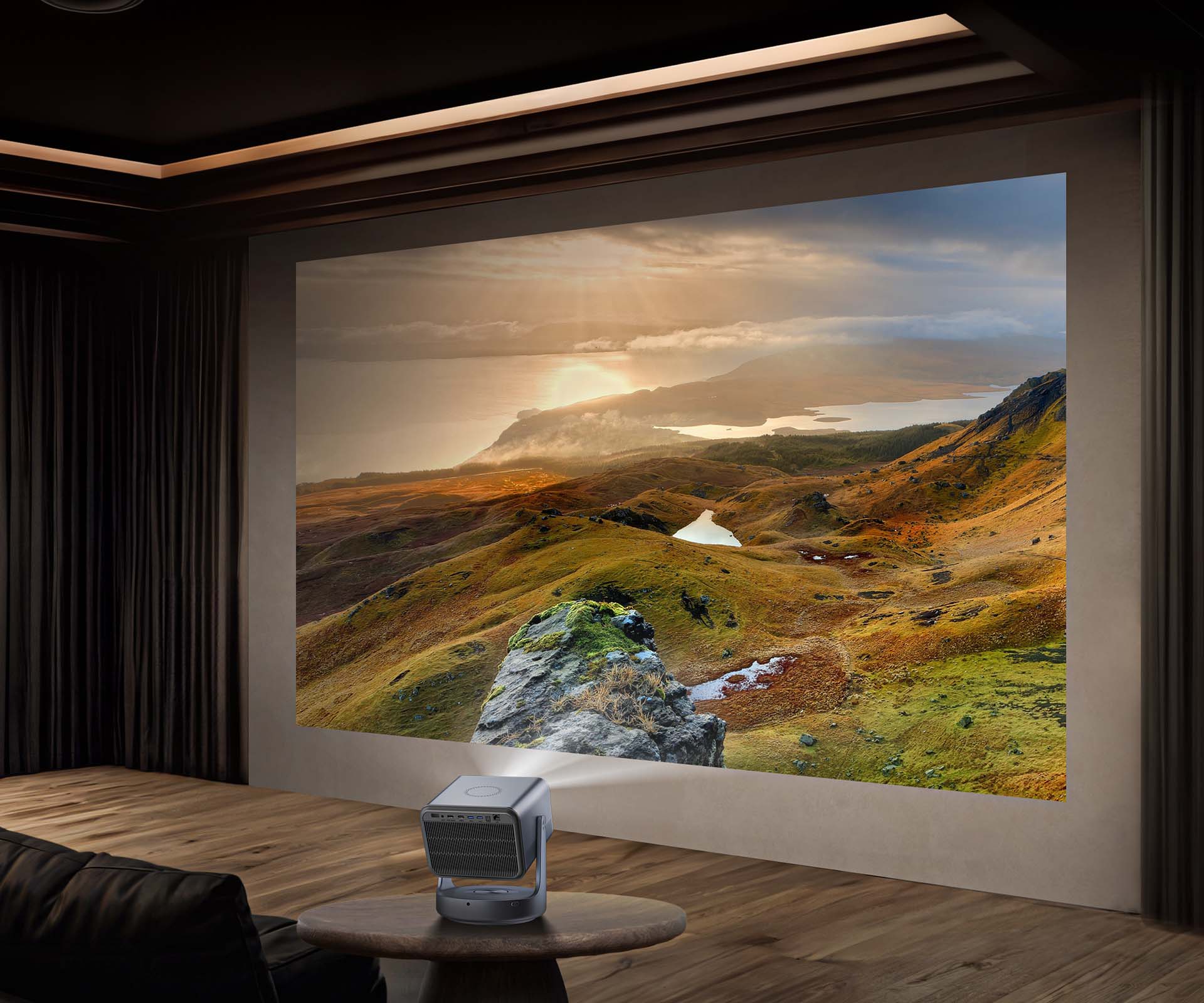 65″~300″ C2 Ultra 4K Trichroma Laser Mini Projector 65″~300″ C2 Ultra 4K Trichroma Laser Mini Projector