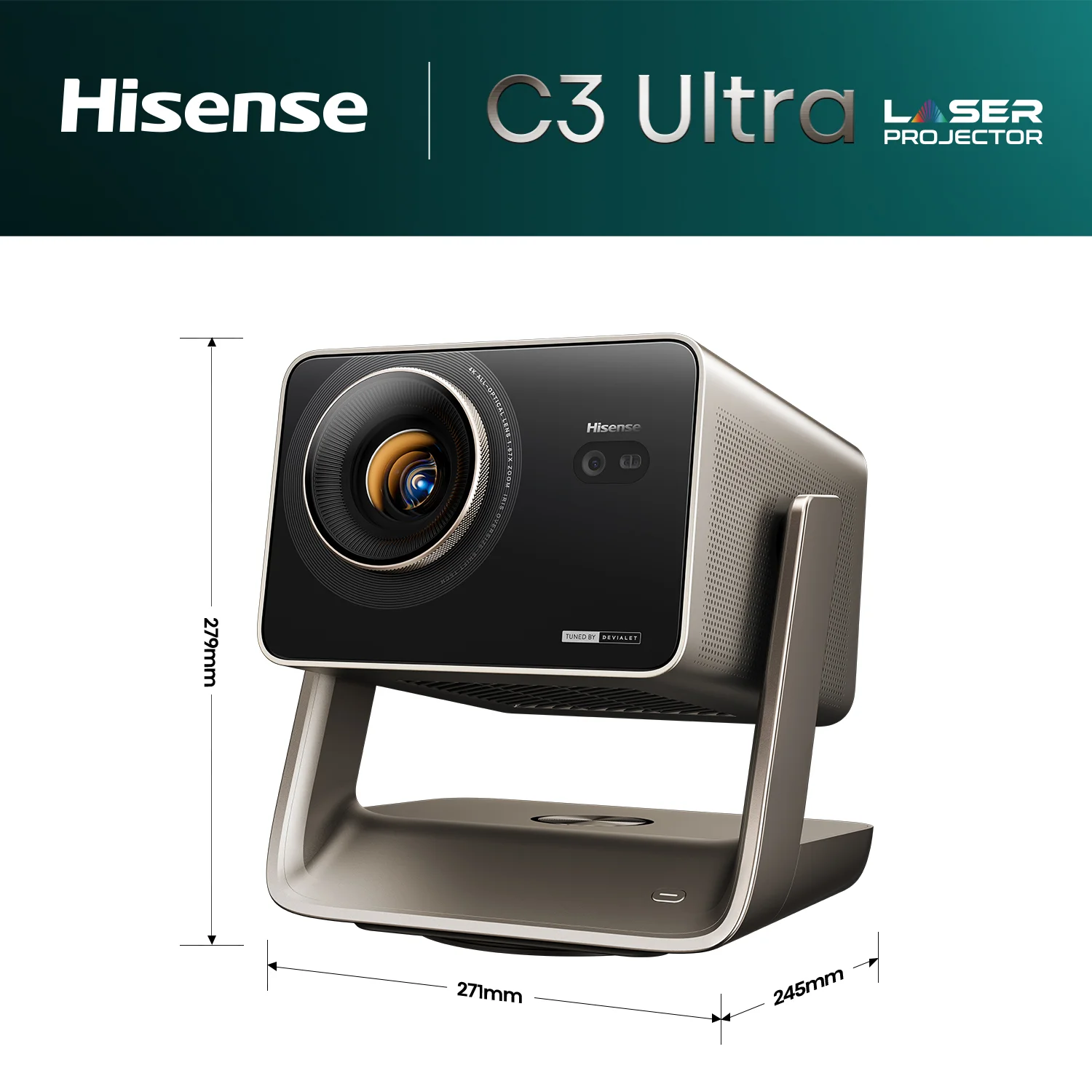 C3 Ultra 65''-300'' 4K RGB Triple Laser Projector C3 Ultra 65''-300'' 4K RGB Triple Laser Projector