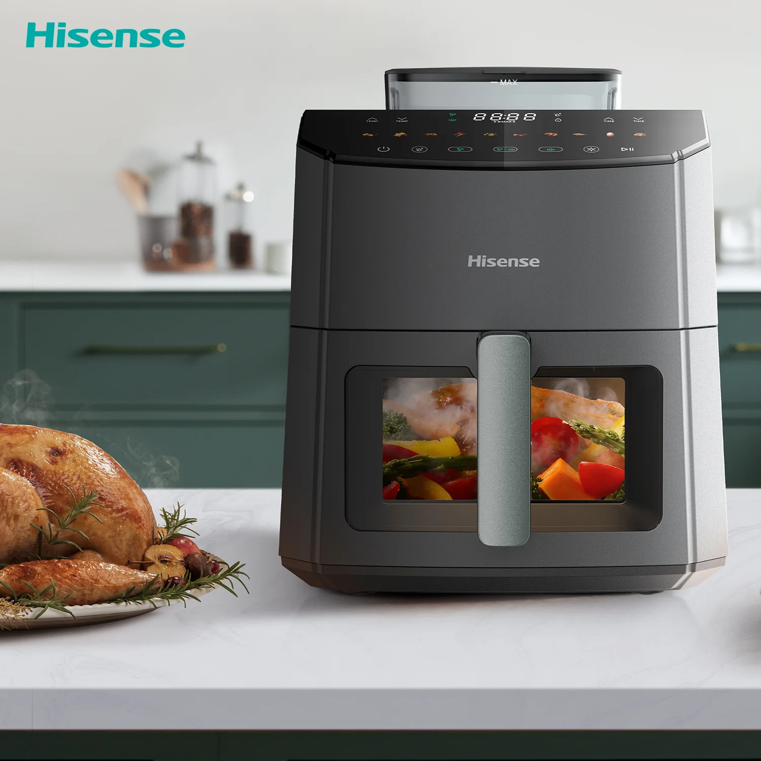7L Single Basket Air Fryer with True Steam 7L Single Basket Air Fryer with True Steam
