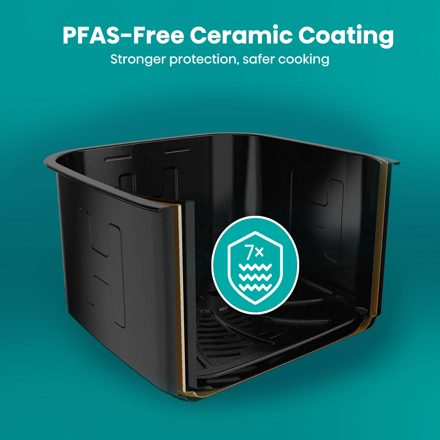 7L Single Basket Air Fryer with True Steam 7L Single Basket Air Fryer with True Steam