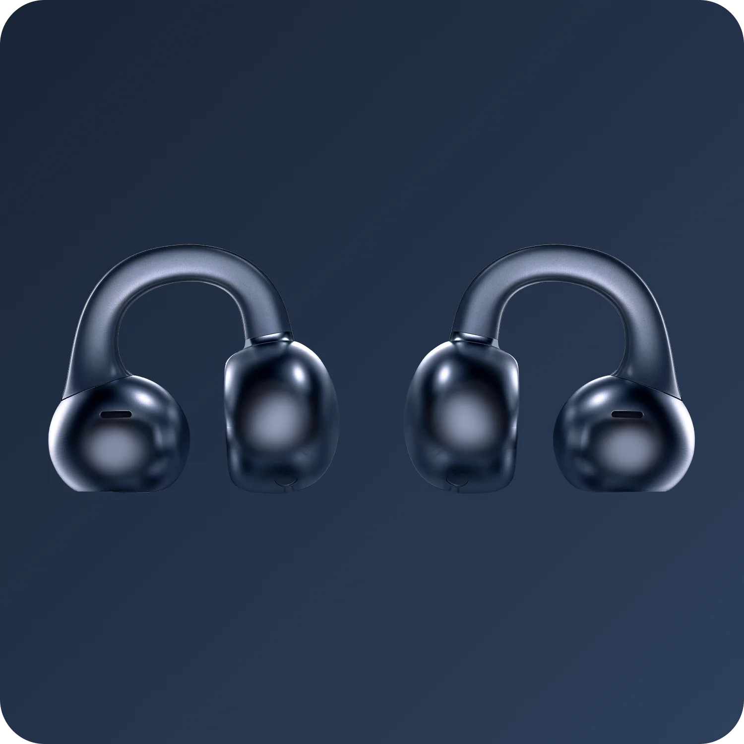 HiClips Open-Ear Earbuds Graphite Blue HiClips Open-Ear Earbuds Graphite Blue