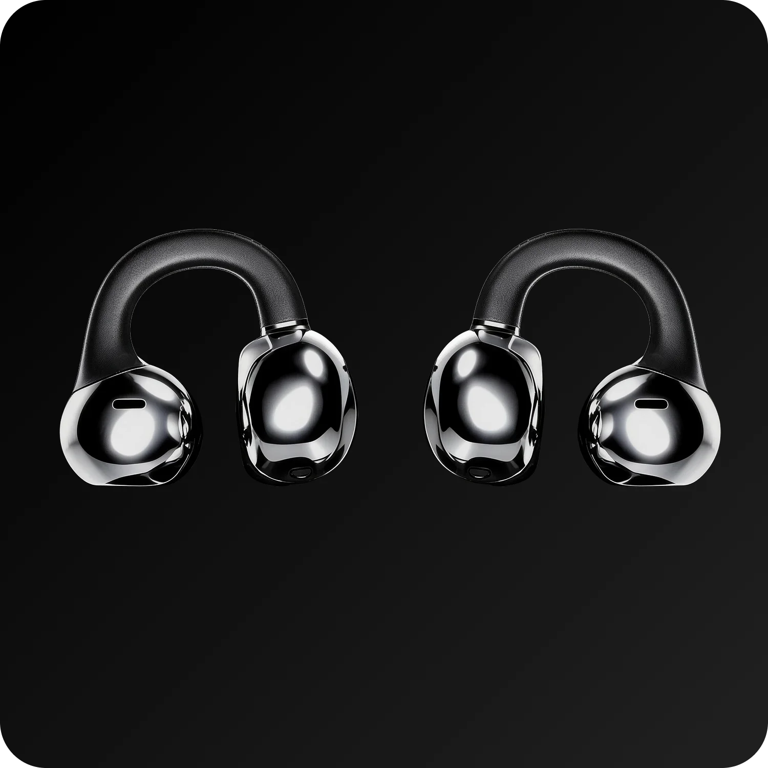 HiClips Open-Ear Earbuds Midnight Black HiClips Open-Ear Earbuds Midnight Black