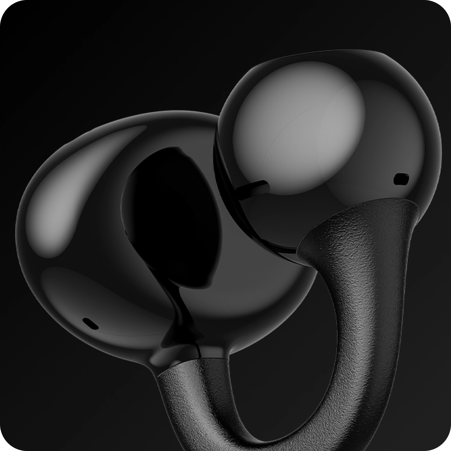 HiClips Open-Ear Earbuds Midnight Black HiClips Open-Ear Earbuds Midnight Black