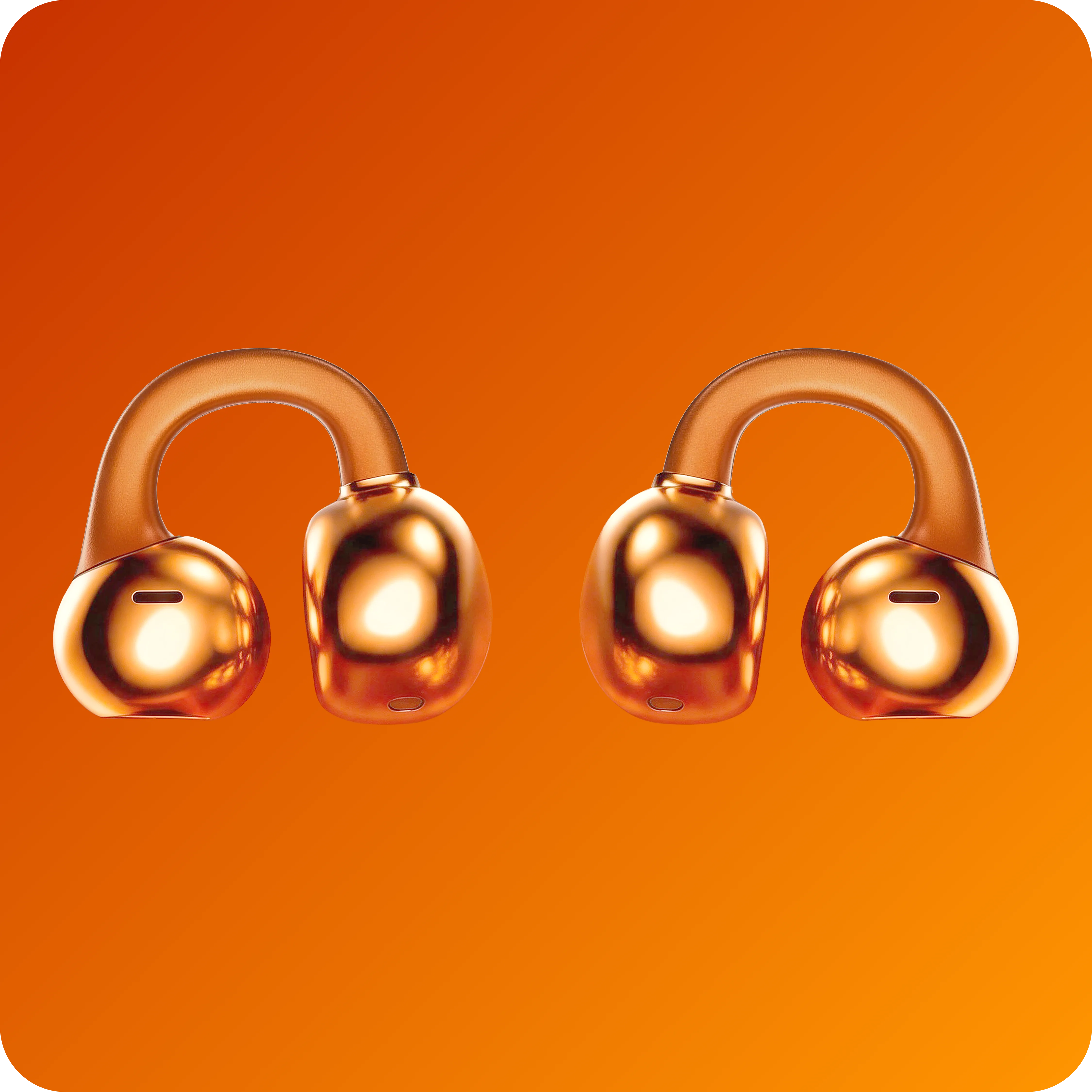HiClips Open-Ear Earbuds Vitality Orange HiClips Open-Ear Earbuds Vitality Orange