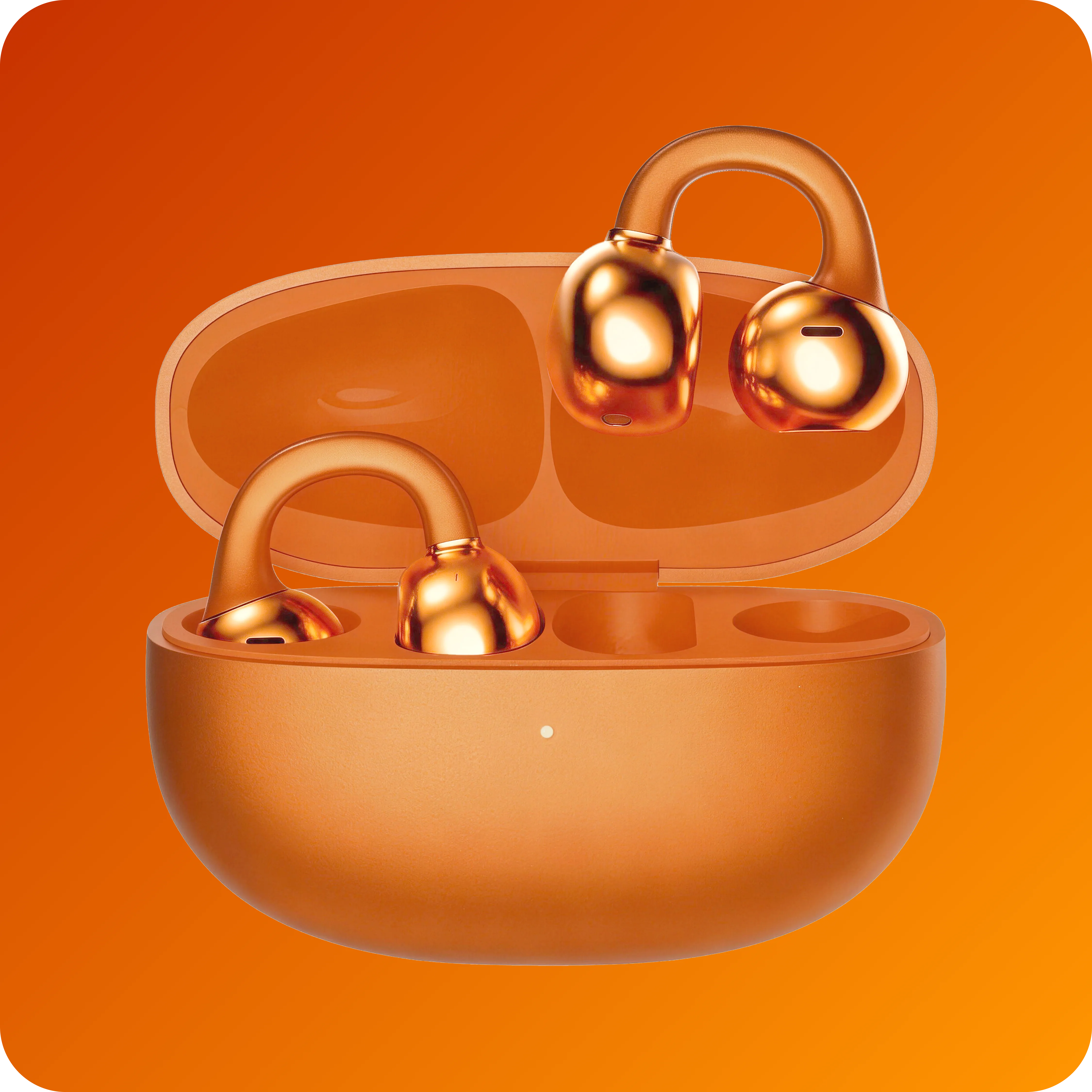 HiClips Open-Ear Earbuds Vitality Orange HiClips Open-Ear Earbuds Vitality Orange