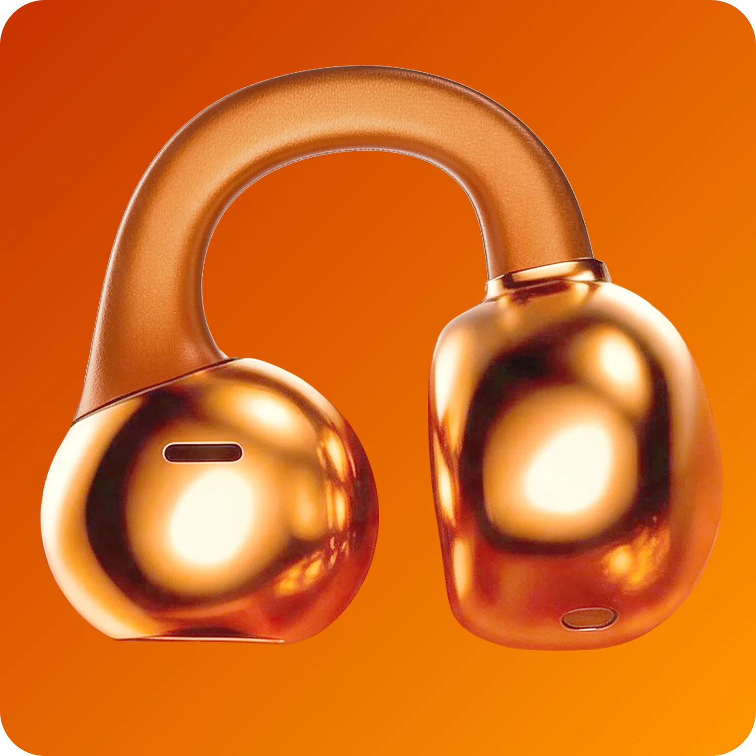 HiClips Open-Ear Earbuds Vitality Orange HiClips Open-Ear Earbuds Vitality Orange