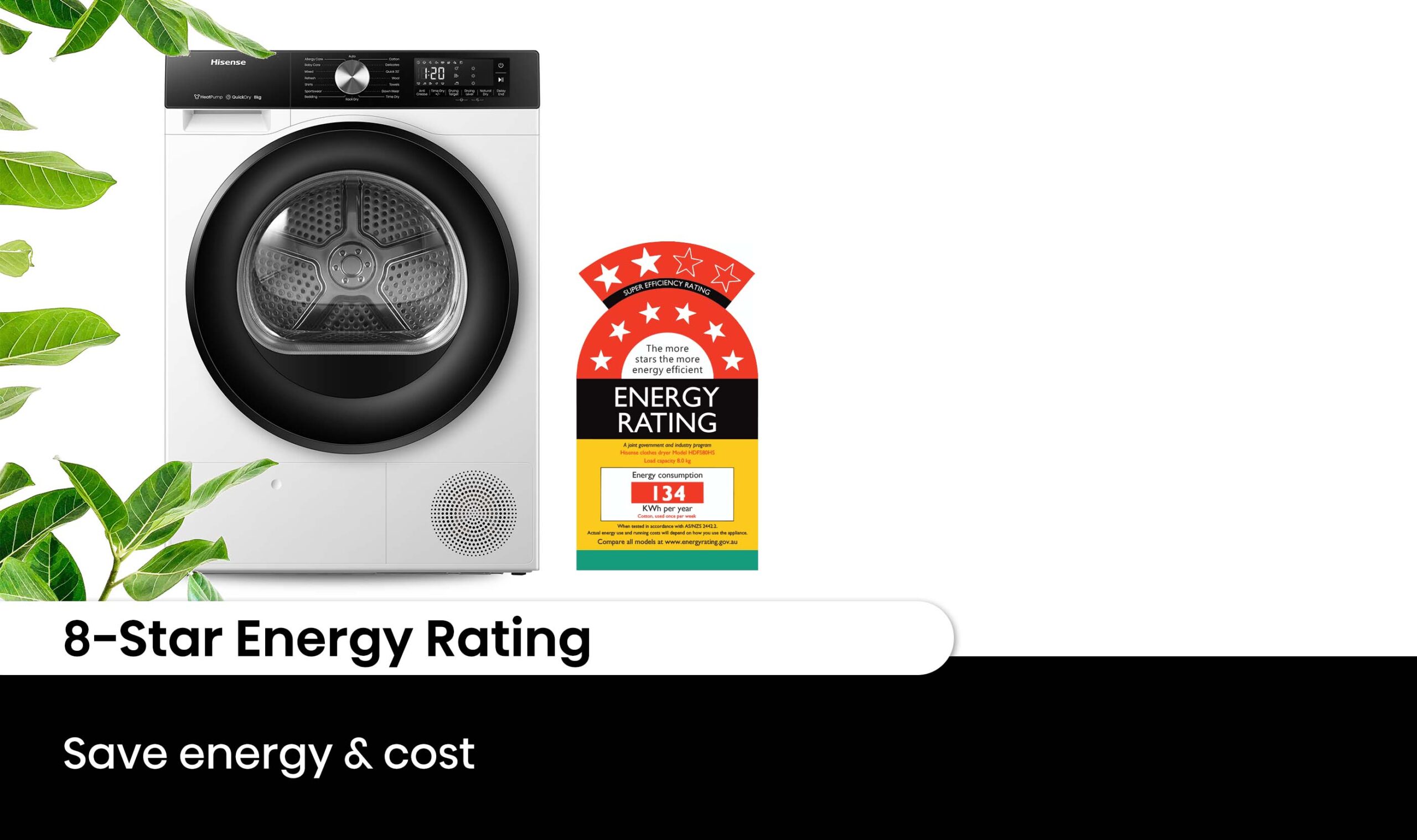 8kg Heat Pump Dryer – Series 3 (2024) 8kg Heat Pump Dryer – Series 3 (2024)