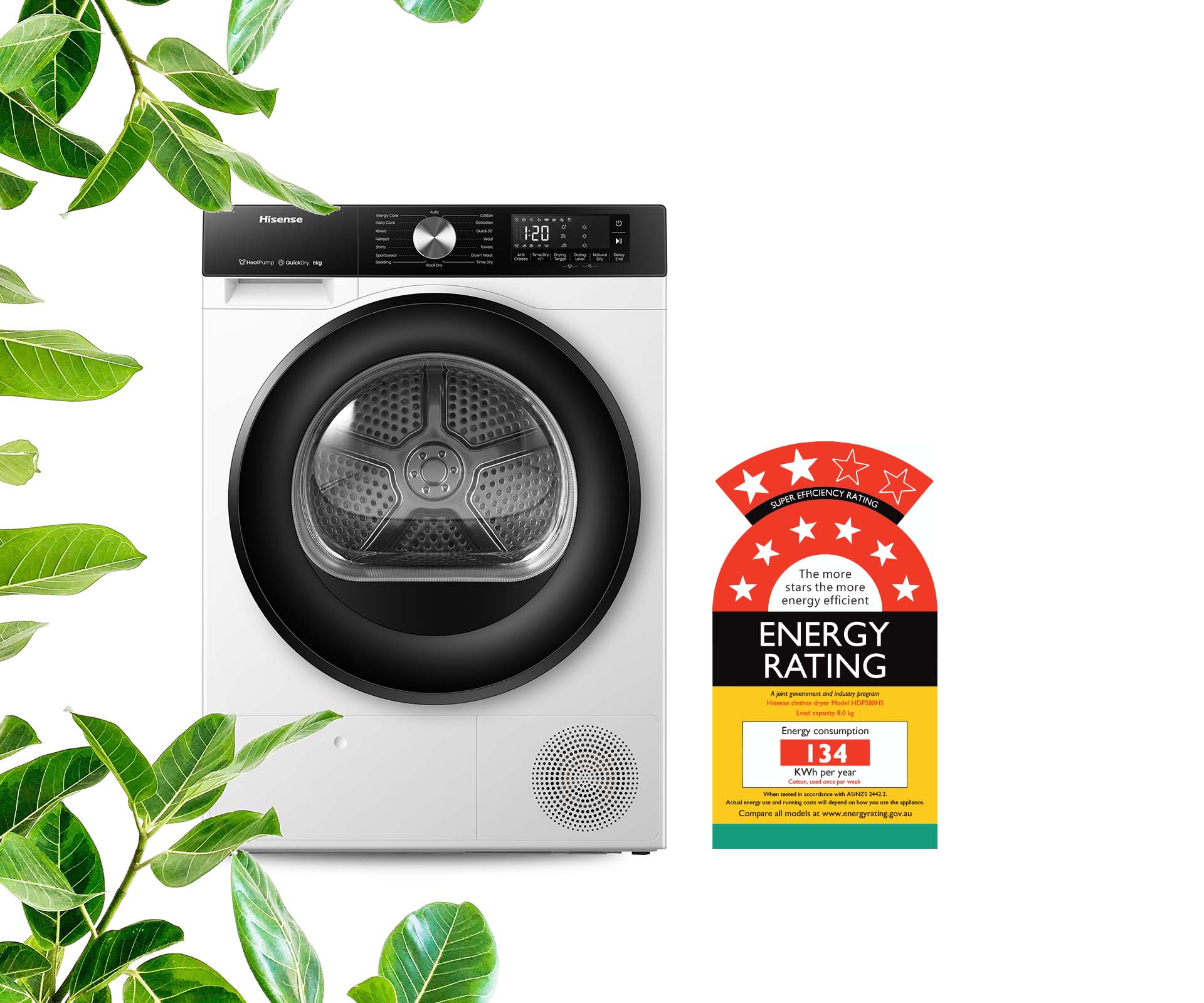 8kg Heat Pump Dryer – Series 3 (2024) 8kg Heat Pump Dryer – Series 3 (2024)