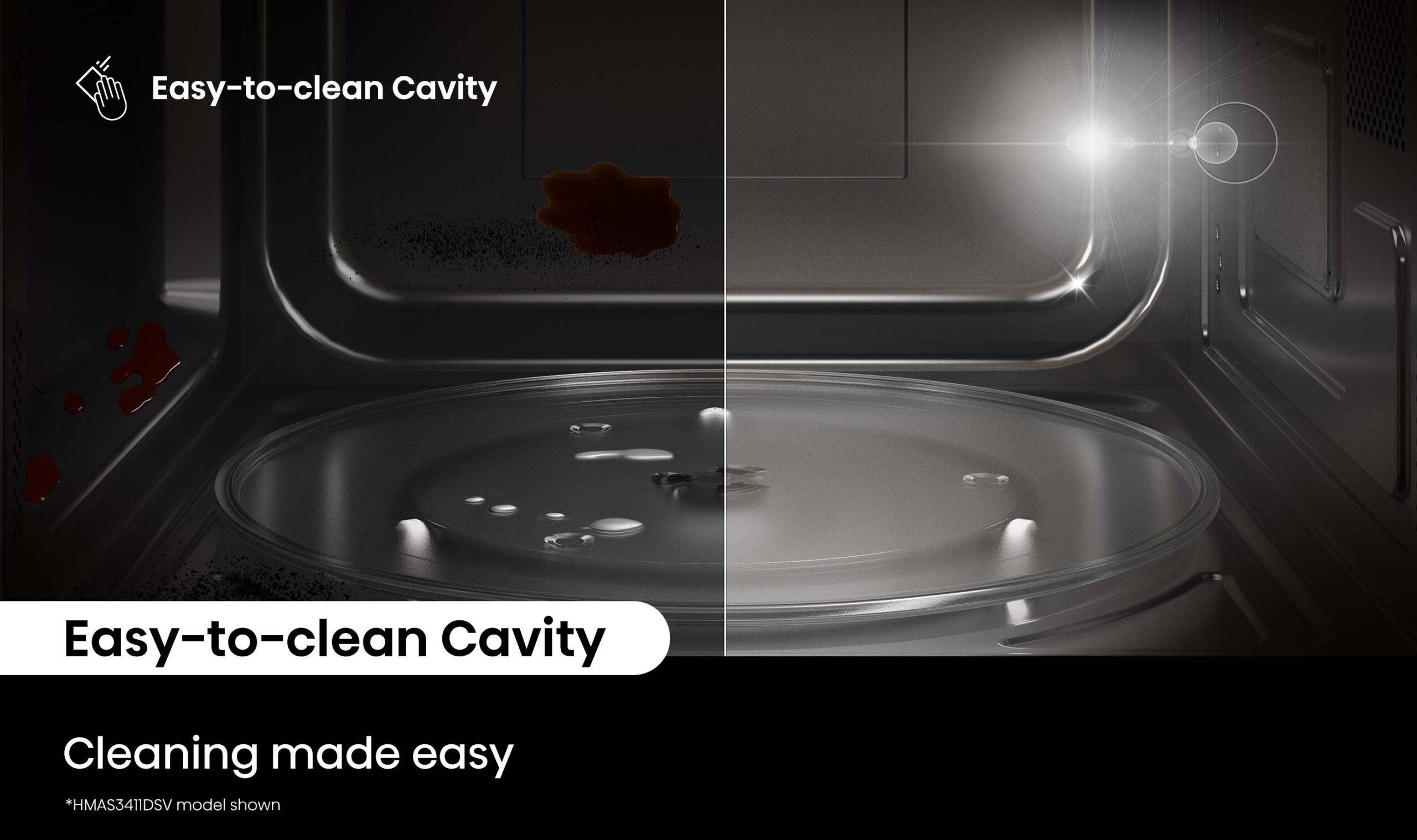 20L 800W Black Microwave 20L 800W Black Microwave