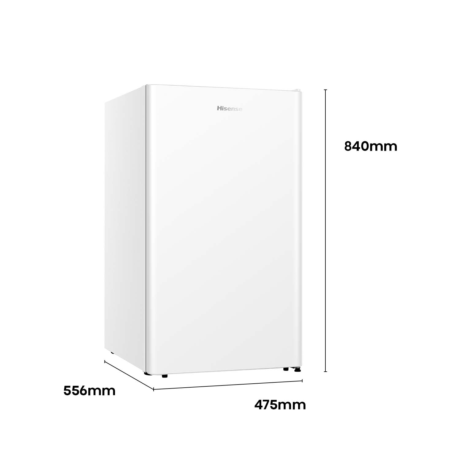 White 124L Bar Fridge White 124L Bar Fridge