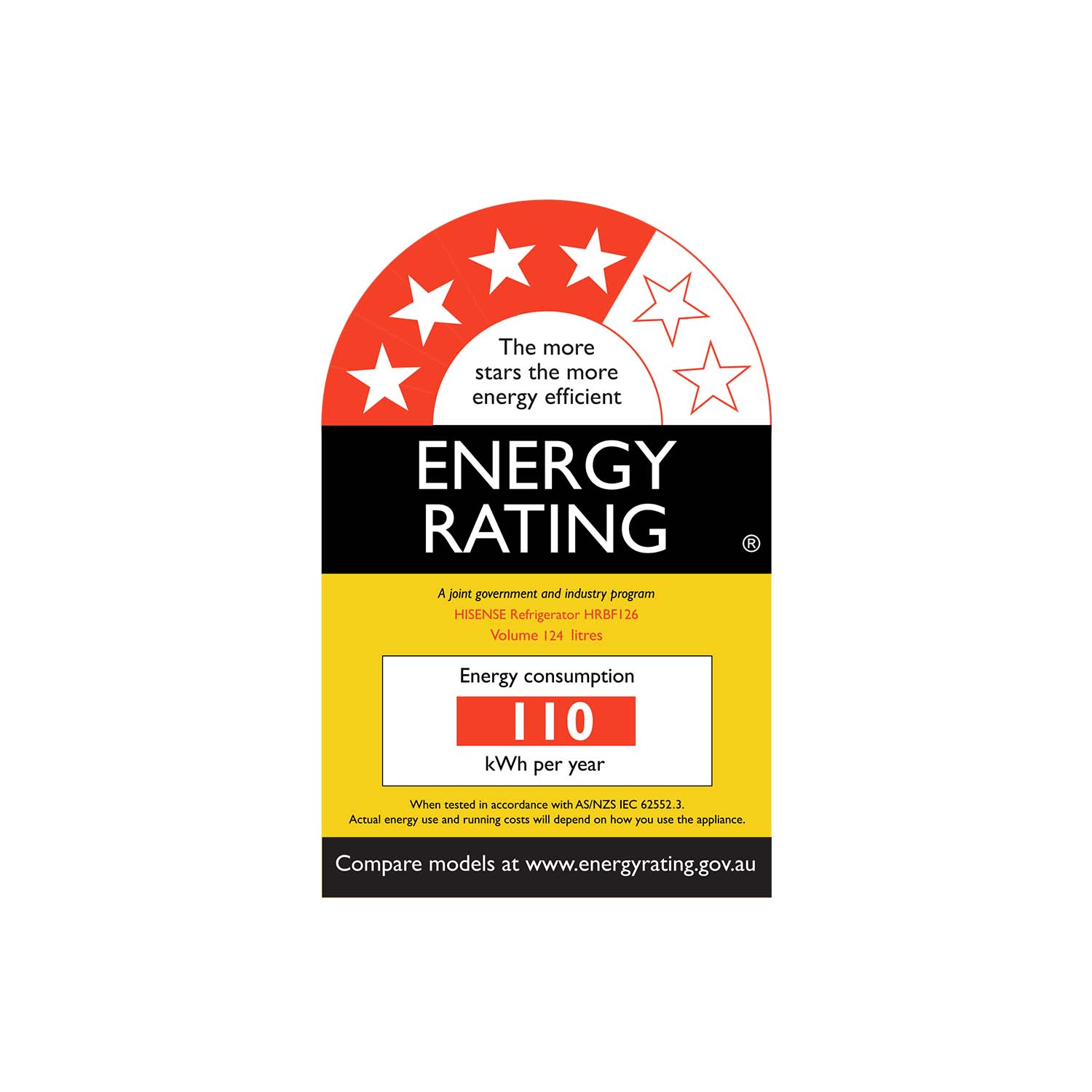 White 124L Bar Fridge White 124L Bar Fridge