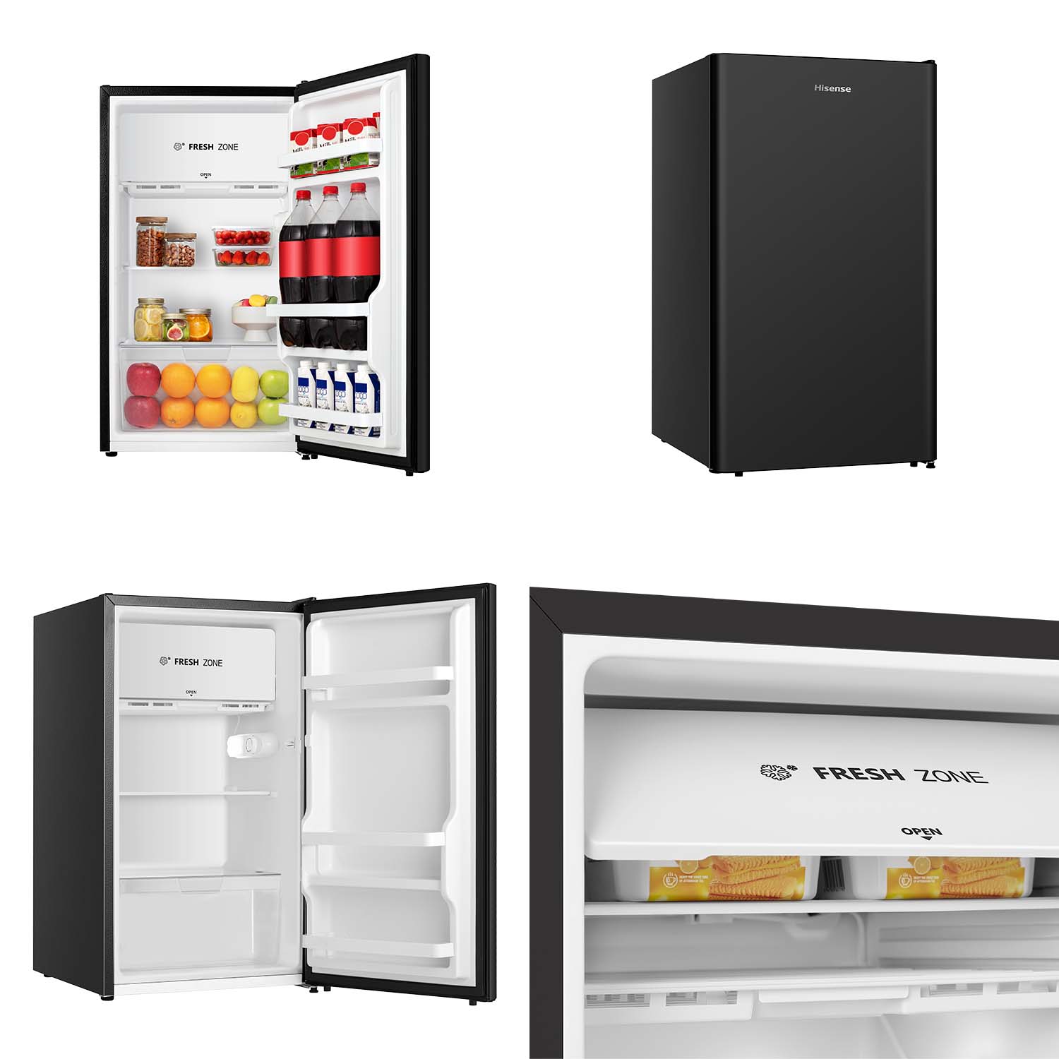 Black 124L Bar Fridge Black 124L Bar Fridge