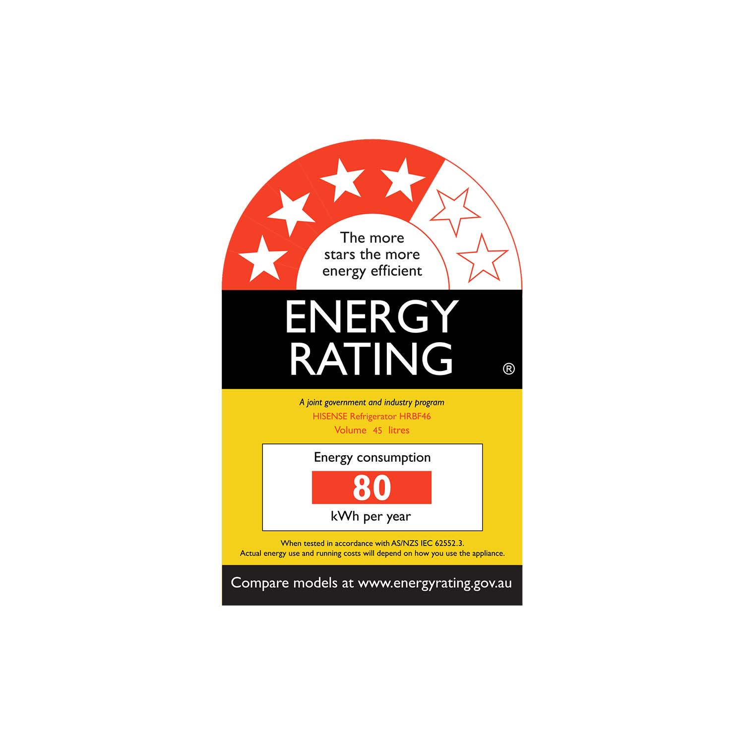 White 45L Bar Fridge White 45L Bar Fridge