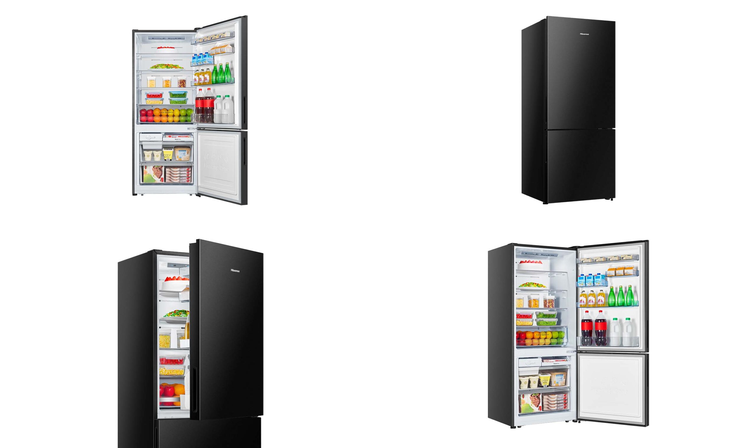 417L Bottom-Mount Fridge Black Steel 417L Bottom-Mount Fridge Black Steel