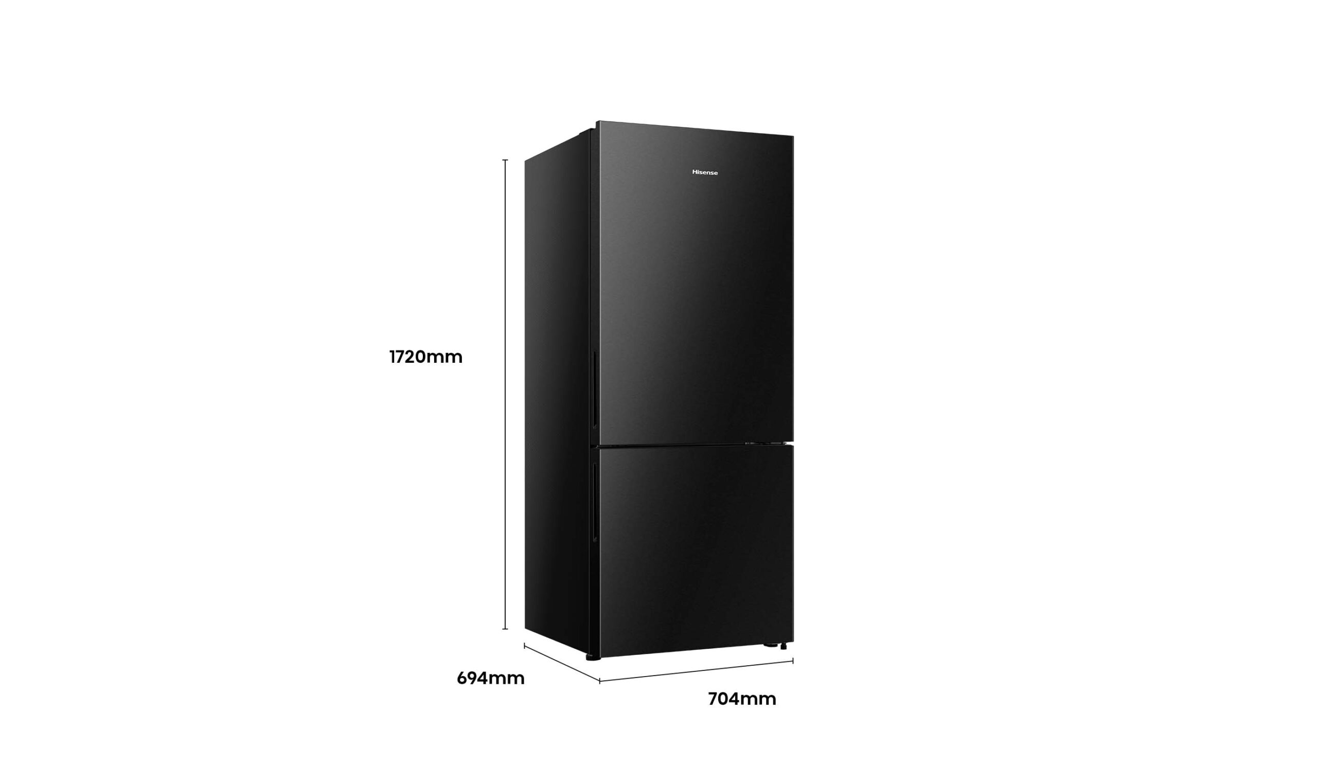 417L Bottom-Mount Fridge Black Steel 417L Bottom-Mount Fridge Black Steel