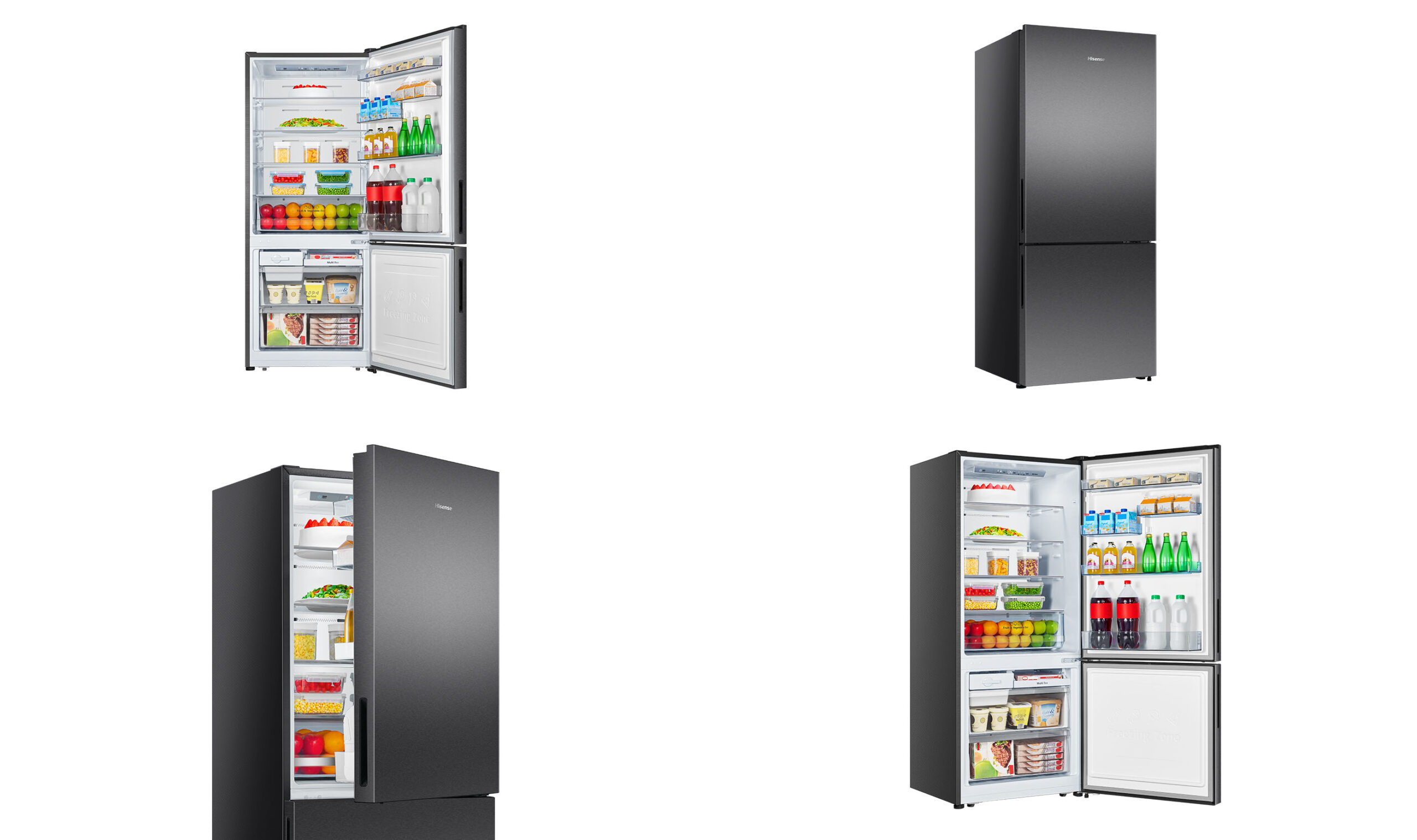 8 Star 417L Bottom-Mount Fridge Dark Stainless Steel 8 Star 417L Bottom-Mount Fridge Dark Stainless Steel