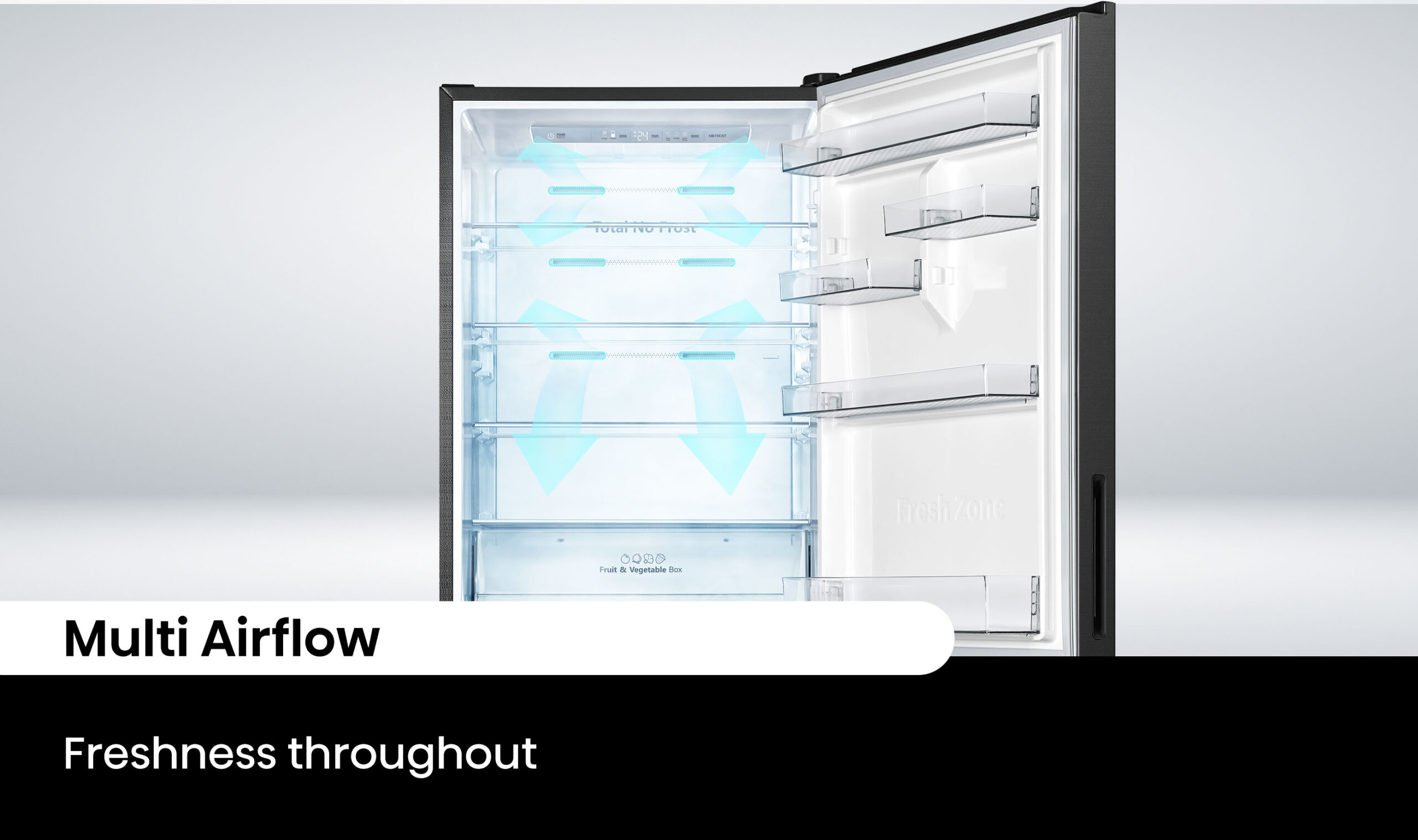 8 Star 417L Bottom-Mount Fridge Dark Stainless Steel 8 Star 417L Bottom-Mount Fridge Dark Stainless Steel