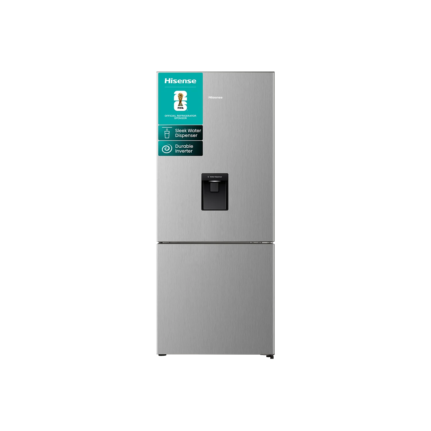 415L Bottom Mount with Water Dispenser Stainless Steel 415L Bottom Mount with Water Dispenser Stainless Steel
