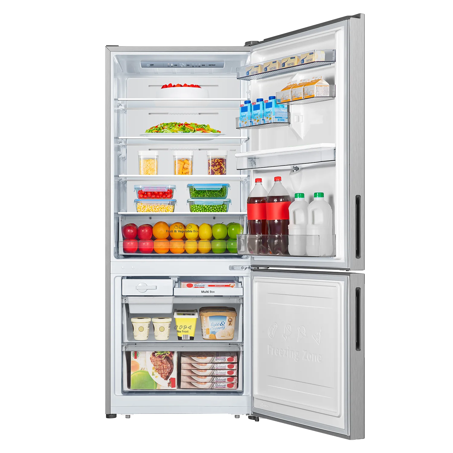 415L Bottom Mount with Water Dispenser Stainless Steel 415L Bottom Mount with Water Dispenser Stainless Steel