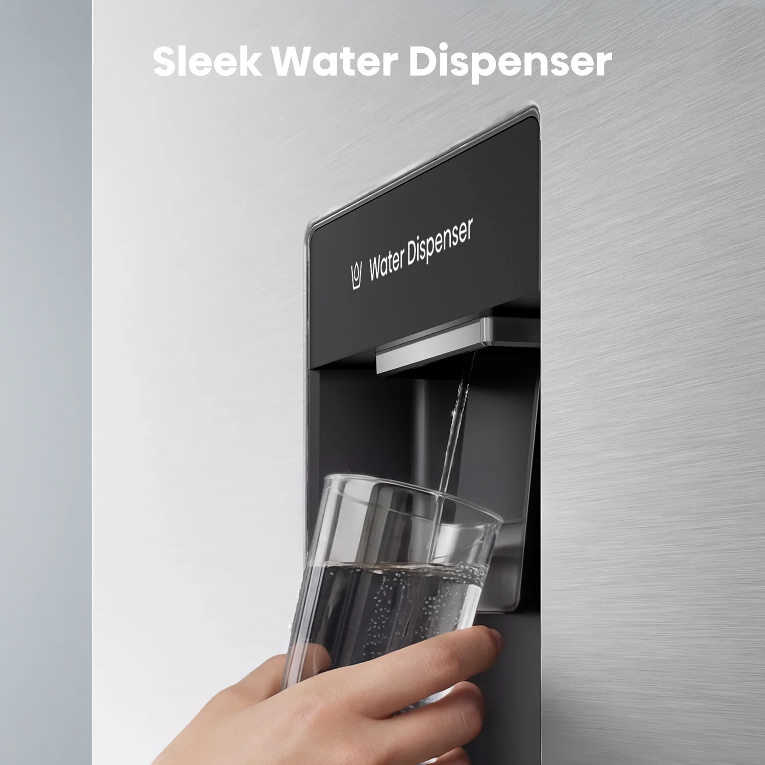 415L Bottom Mount with Water Dispenser Stainless Steel 415L Bottom Mount with Water Dispenser Stainless Steel